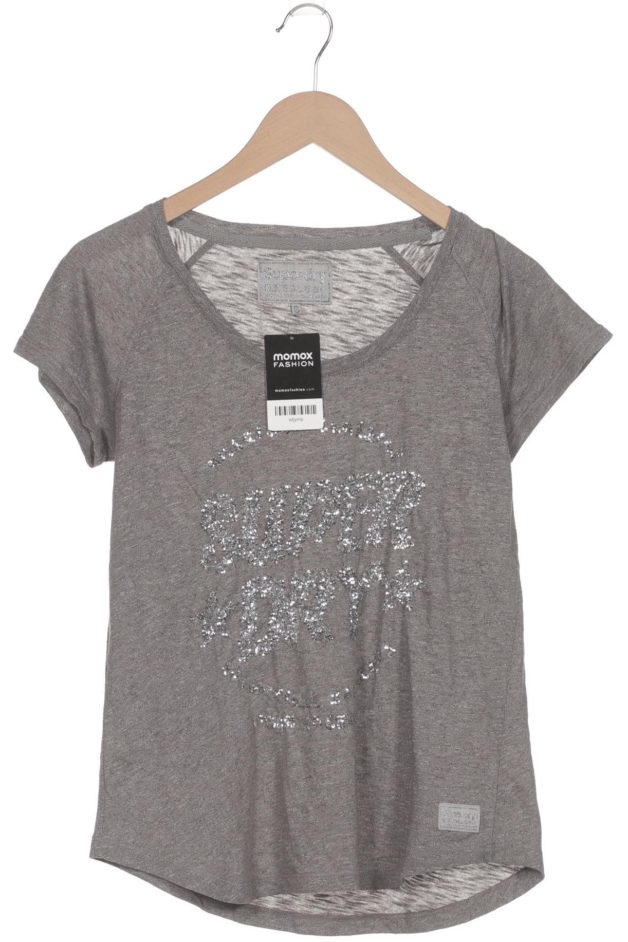 

Superdry Damen T-Shirt, grau, Gr. 36