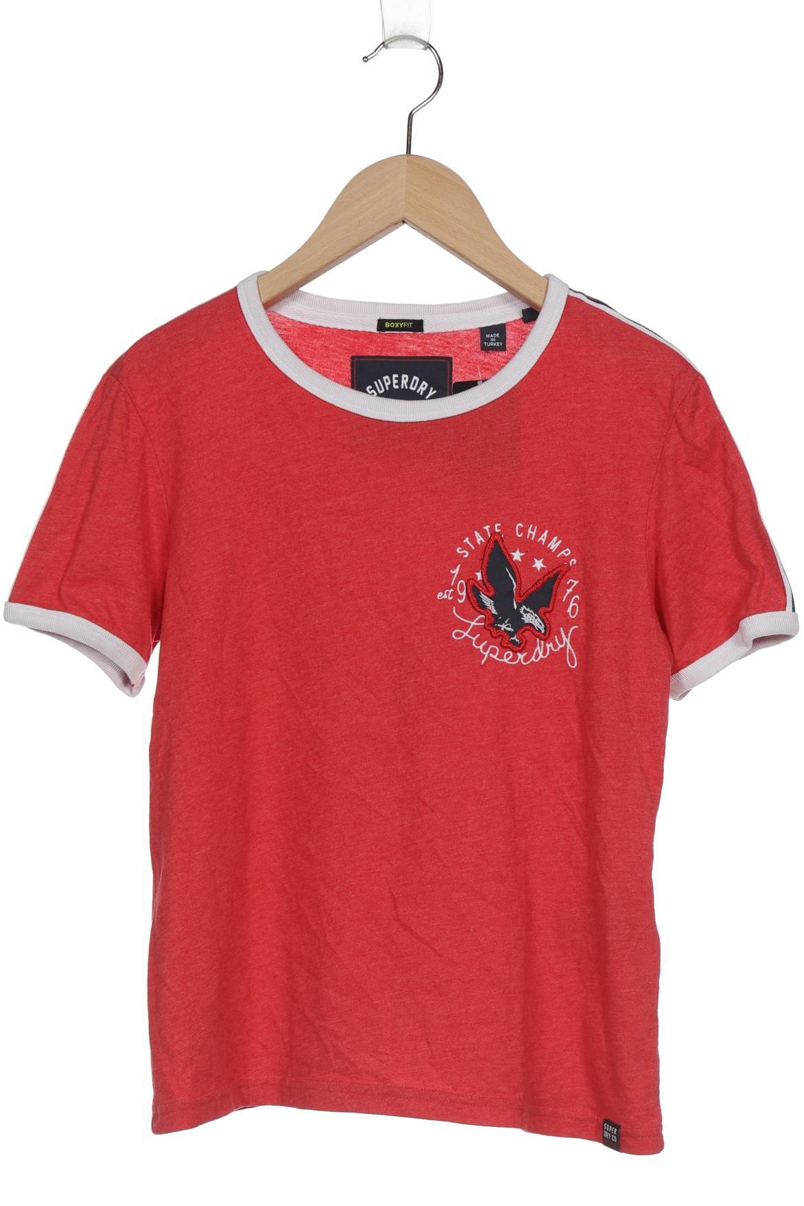 

Superdry Damen T-Shirt, rot, Gr. 34