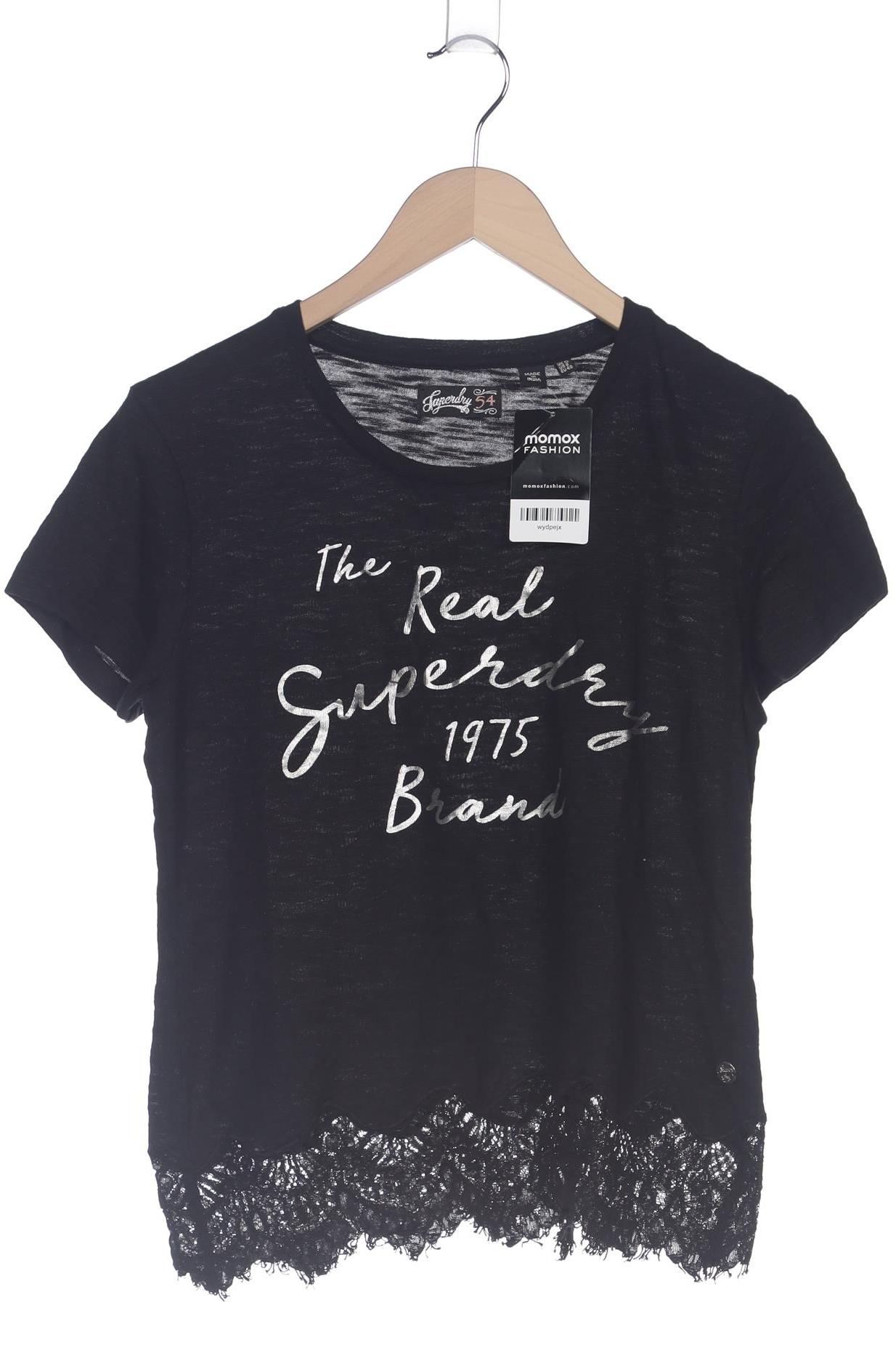 

Superdry Damen T-Shirt, schwarz, Gr. 40