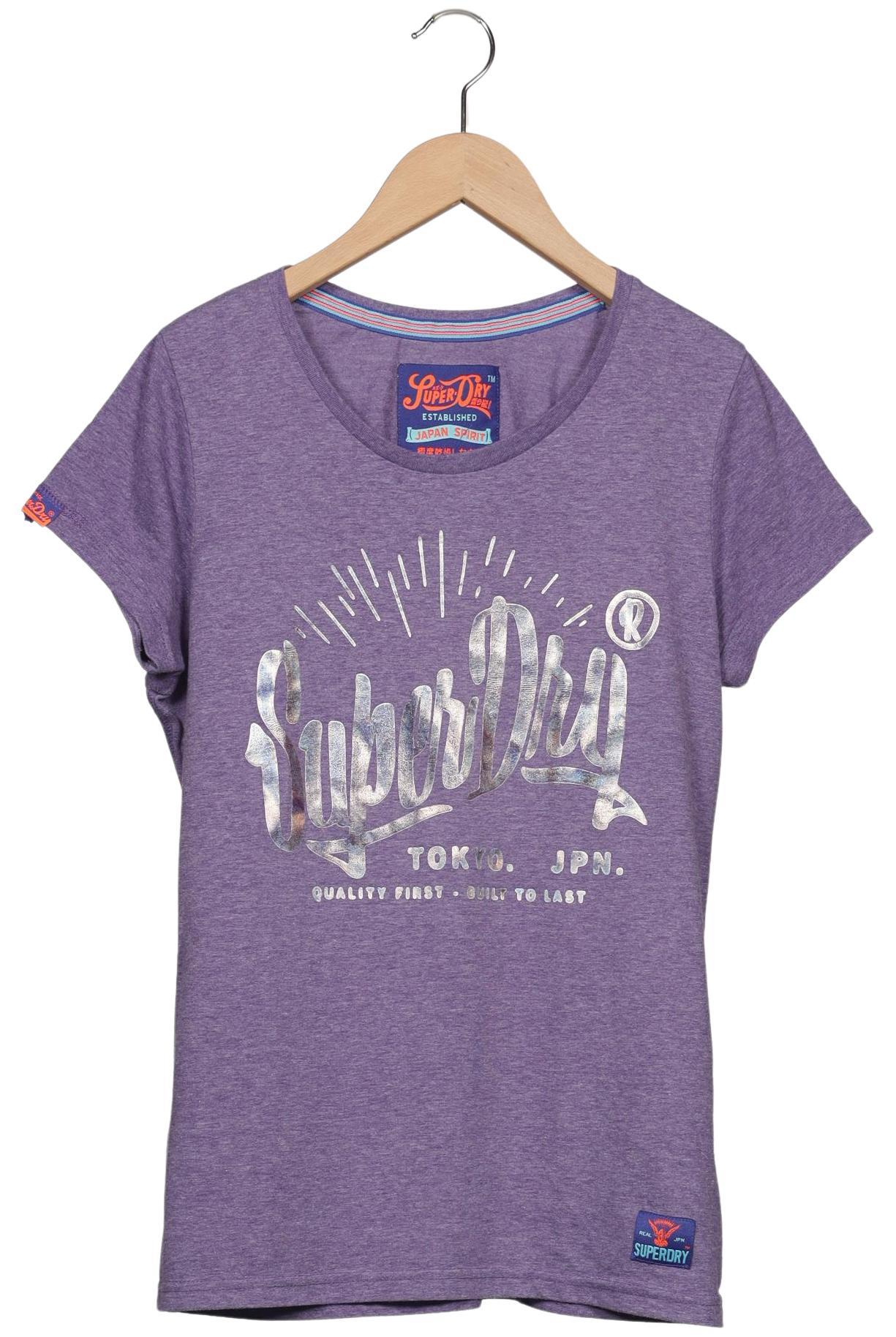 

Superdry Damen T-Shirt, flieder, Gr. 42