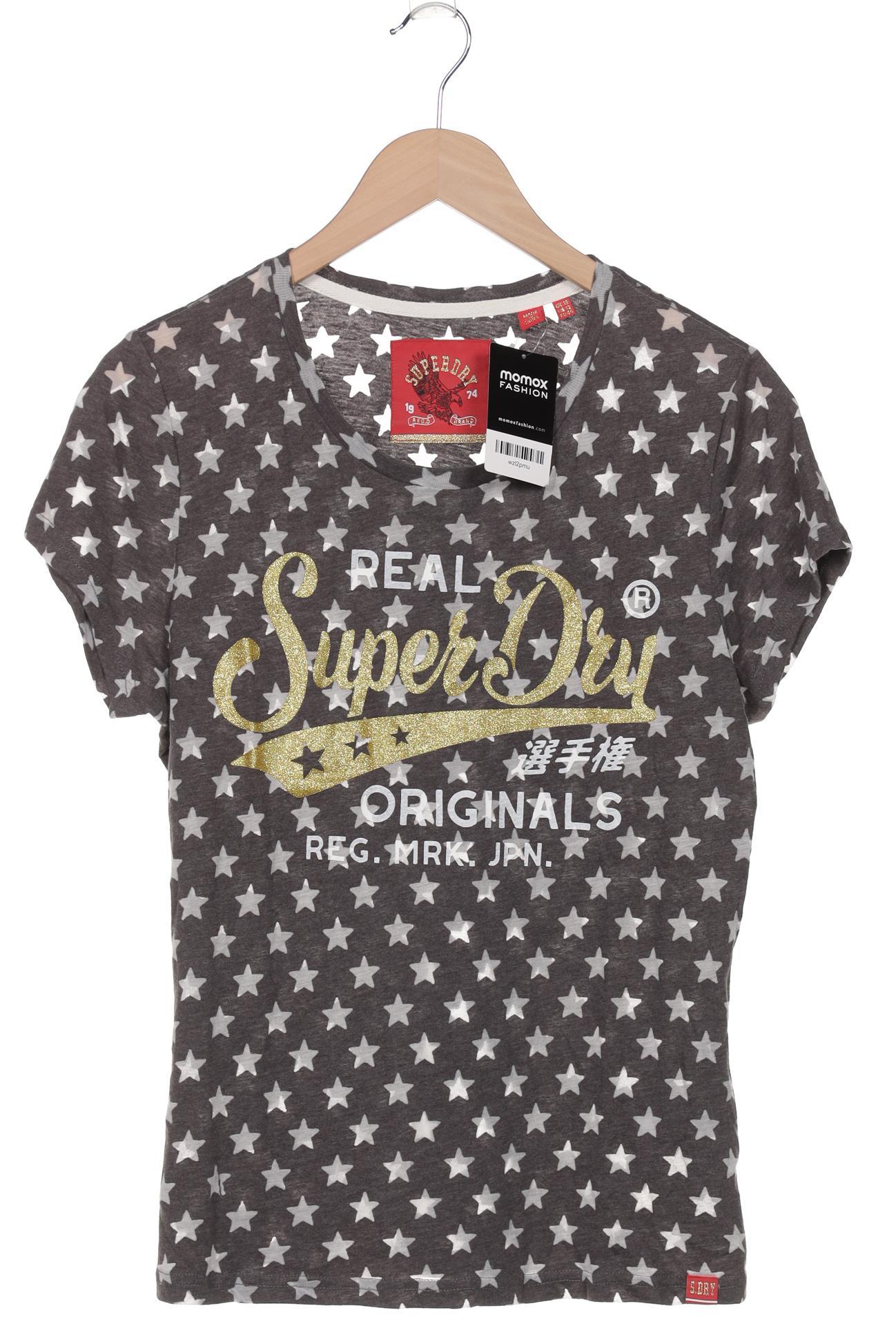

Superdry Damen T-Shirt, grau, Gr. 44