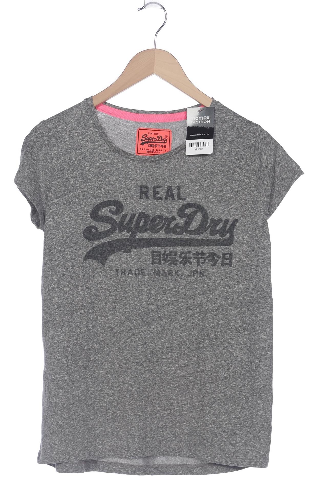 

Superdry Damen T-Shirt, grau, Gr. 38