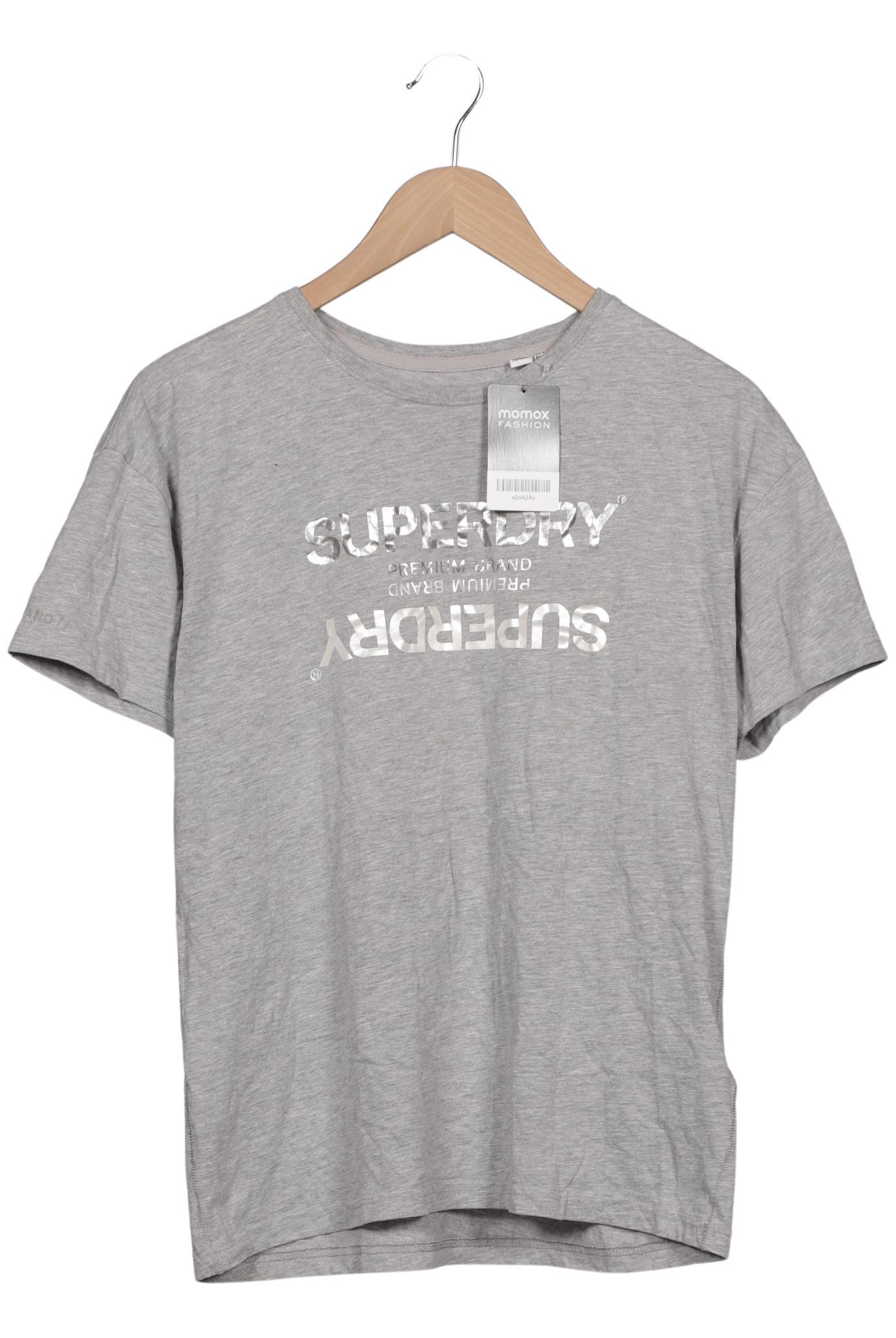 

Superdry Damen T-Shirt, grau, Gr. 40