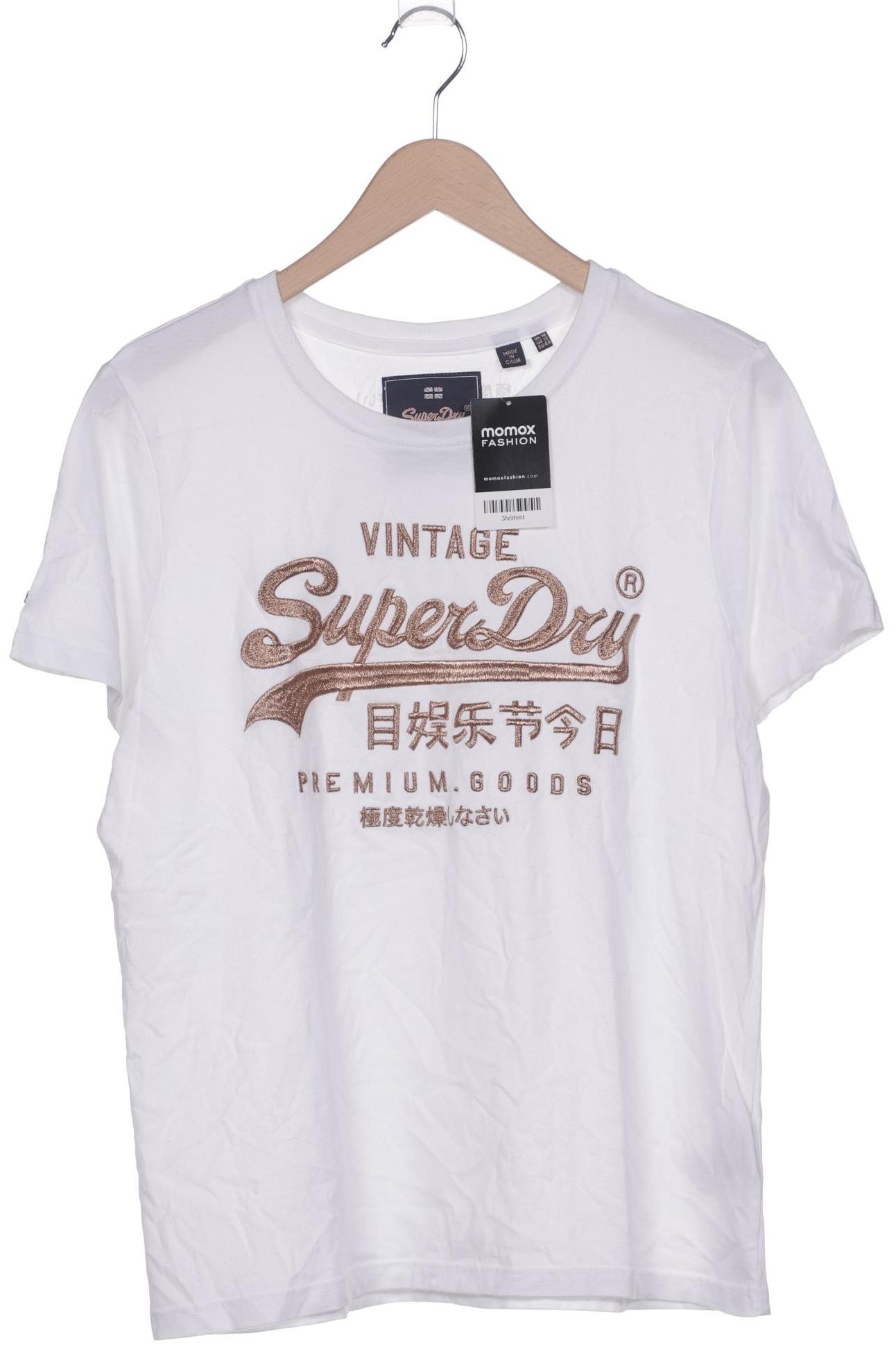 

Superdry Damen T-Shirt, weiß, Gr. 44