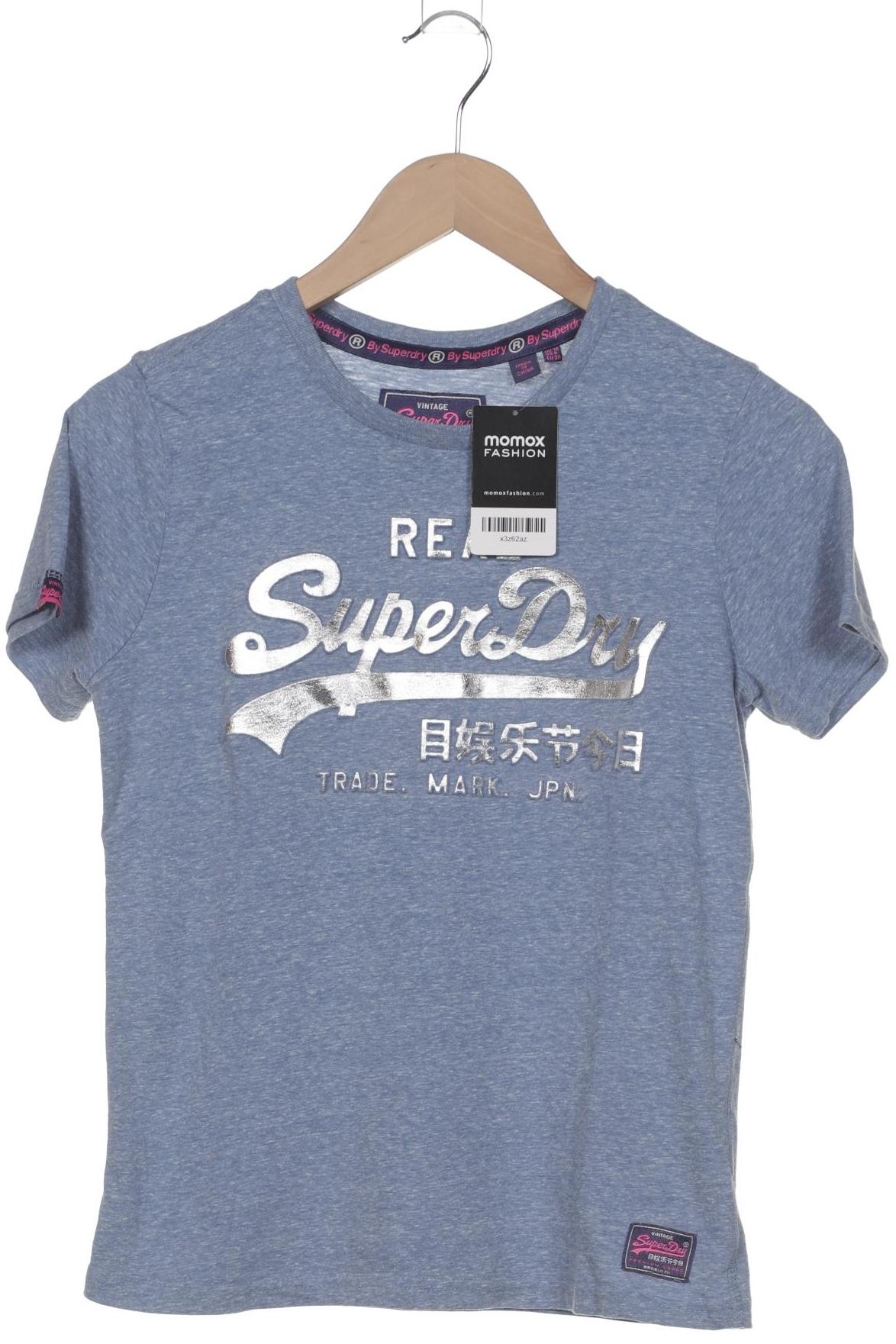 

Superdry Damen T-Shirt, blau, Gr. 38
