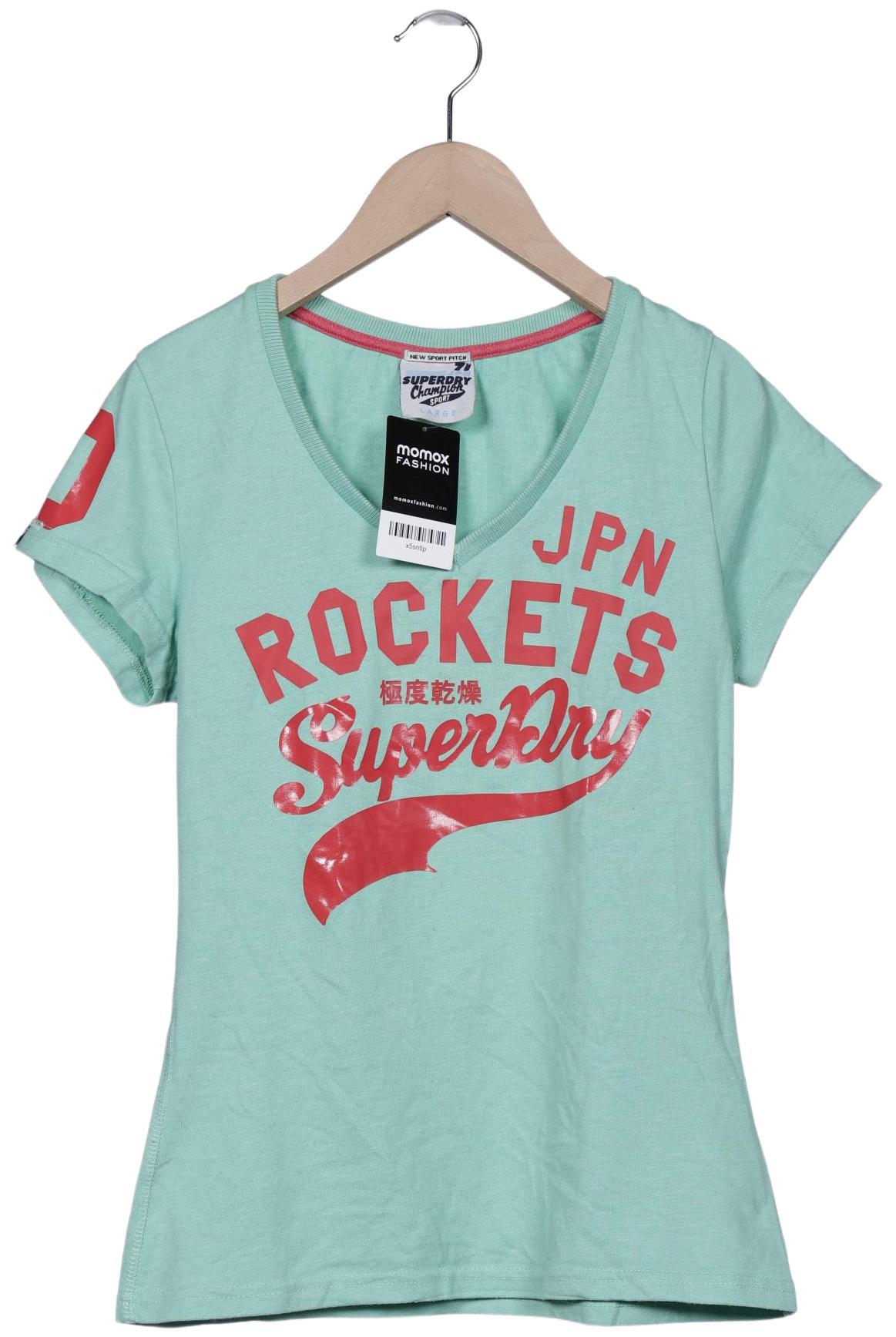 

Superdry Damen T-Shirt, türkis, Gr. 42