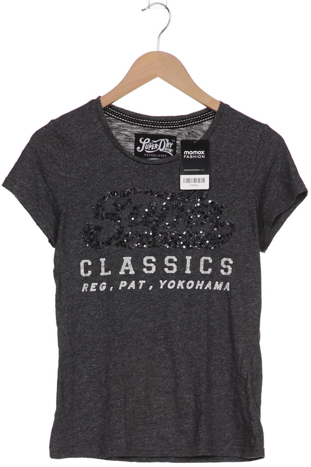 

Superdry Damen T-Shirt, grau, Gr. 42