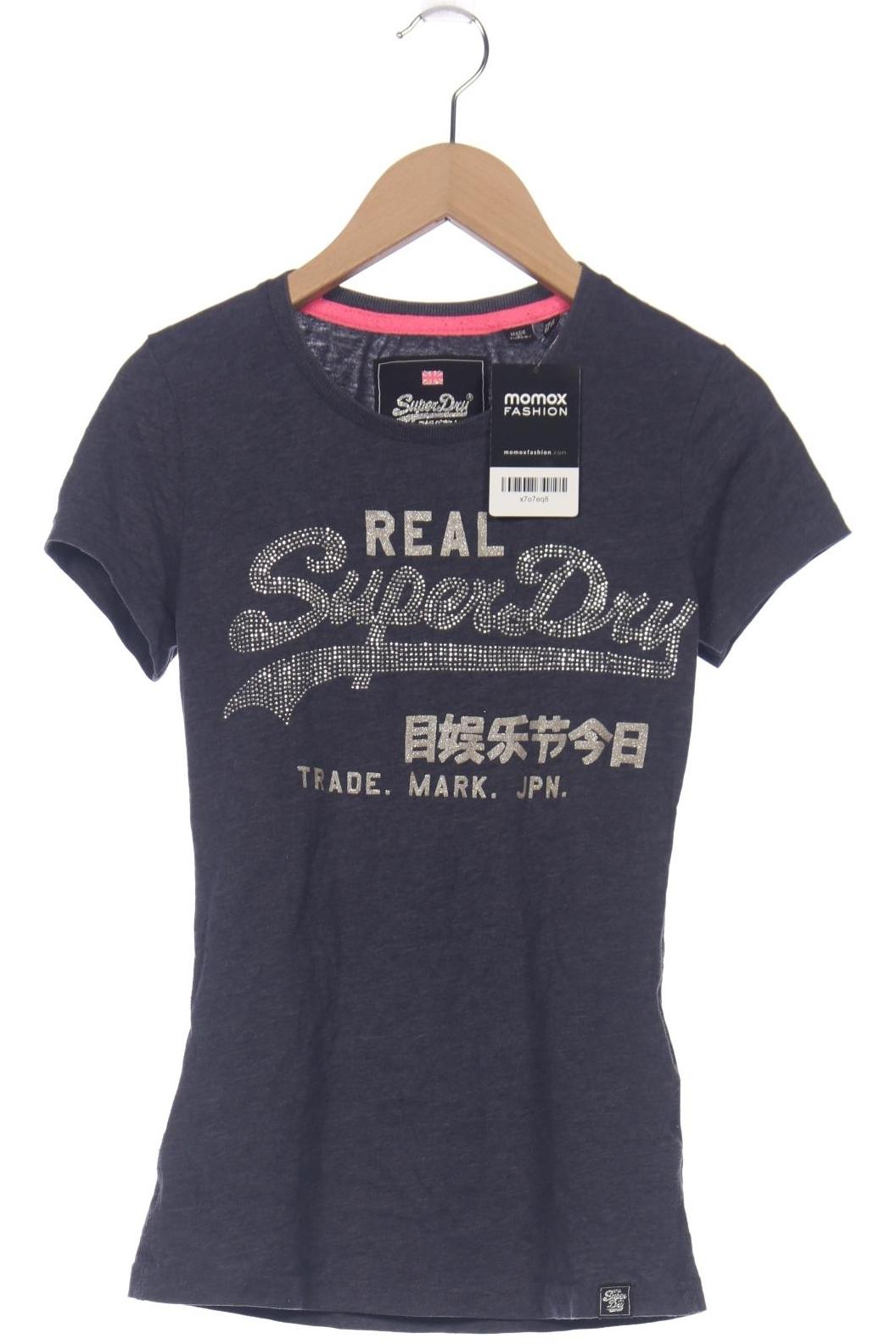 

Superdry Damen T-Shirt, marineblau, Gr. 34