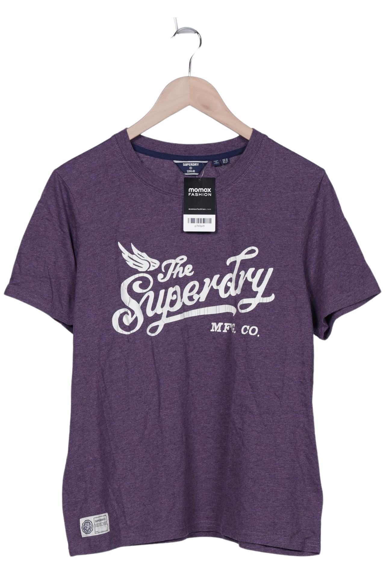 

Superdry Damen T-Shirt, flieder, Gr. 44