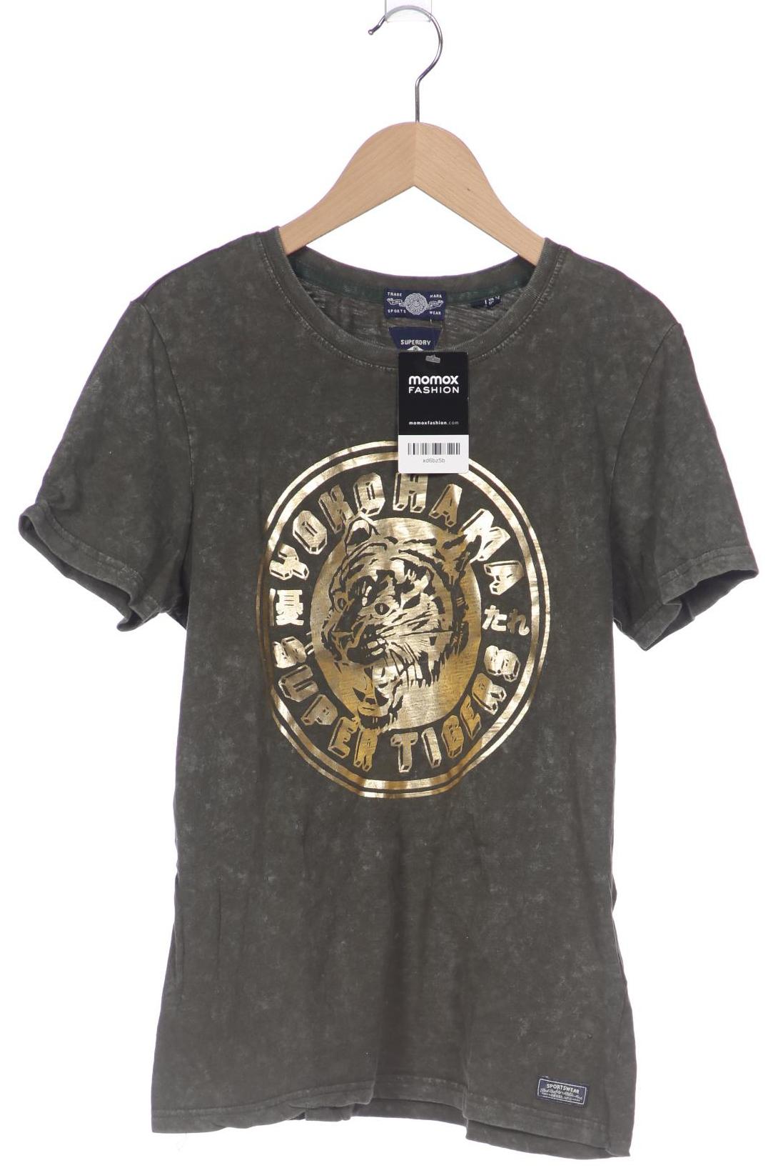 

Superdry Damen T-Shirt, grün, Gr. 40