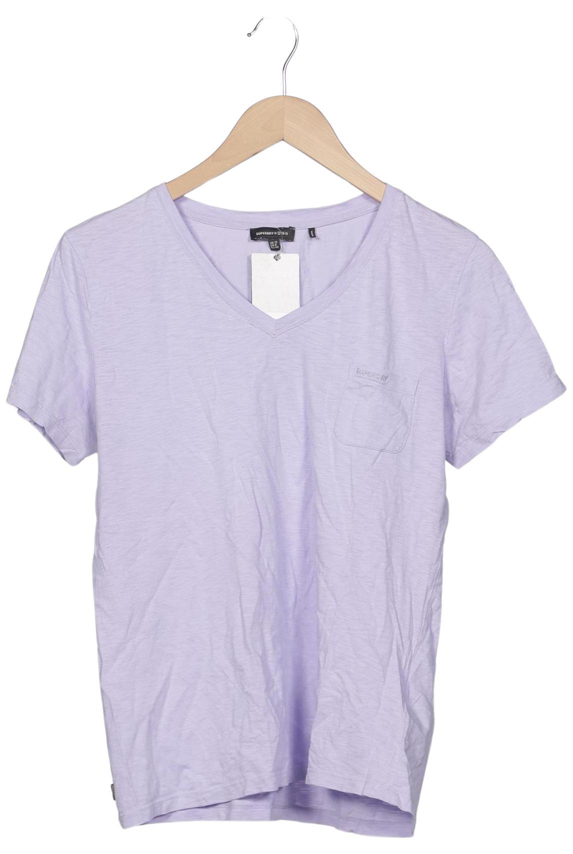 

Superdry Damen T-Shirt, flieder, Gr. 40