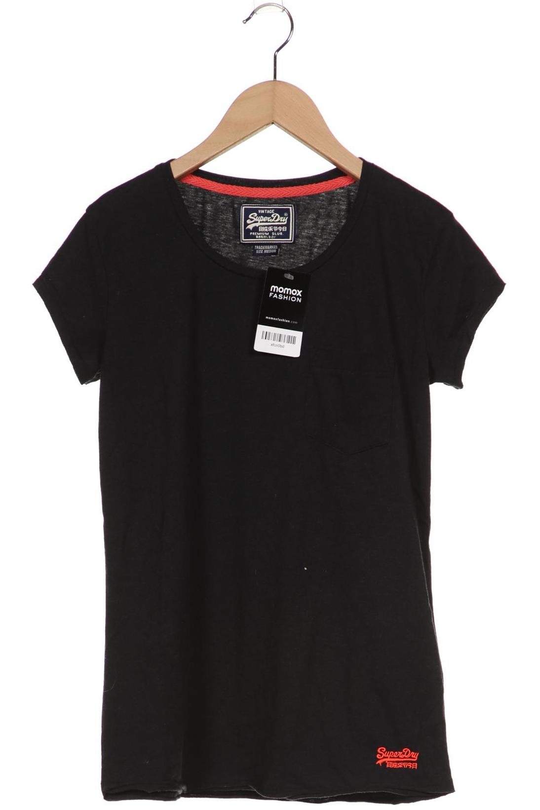 

Superdry Damen T-Shirt, schwarz, Gr. 38