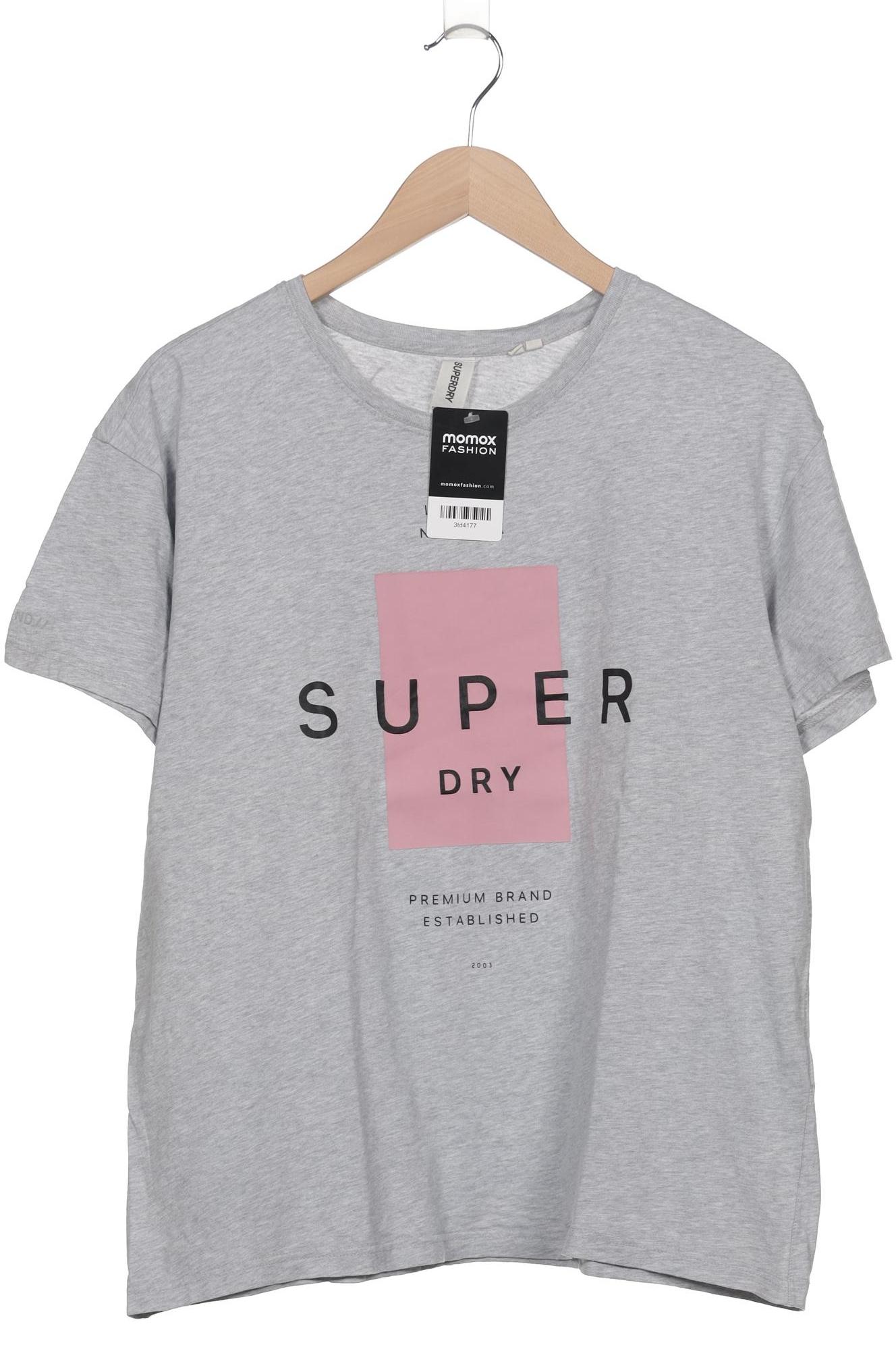 

Superdry Damen T-Shirt, grau, Gr. 40