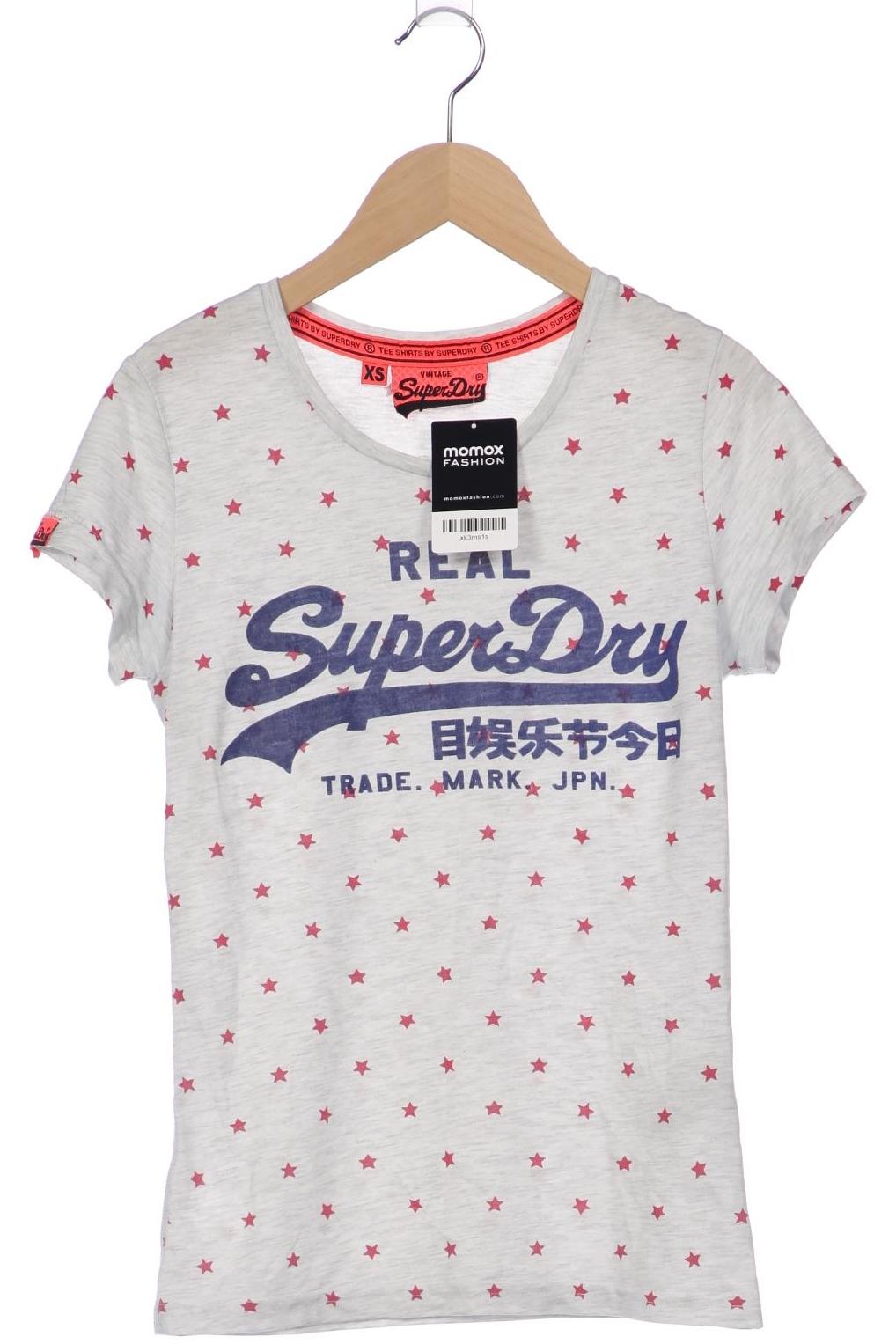 

Superdry Damen T-Shirt, grau, Gr. 34