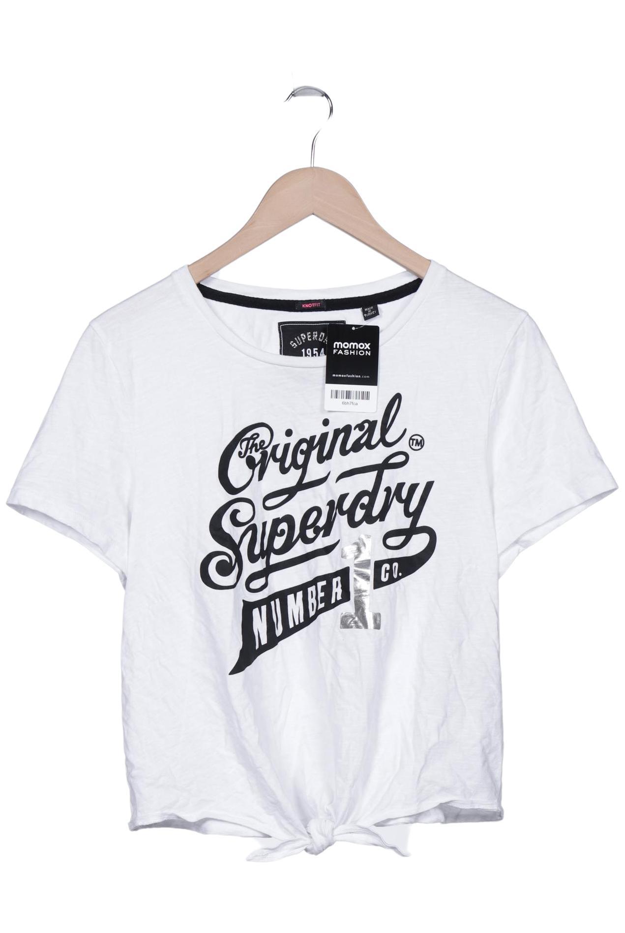 

Superdry Damen T-Shirt, weiß, Gr. 42