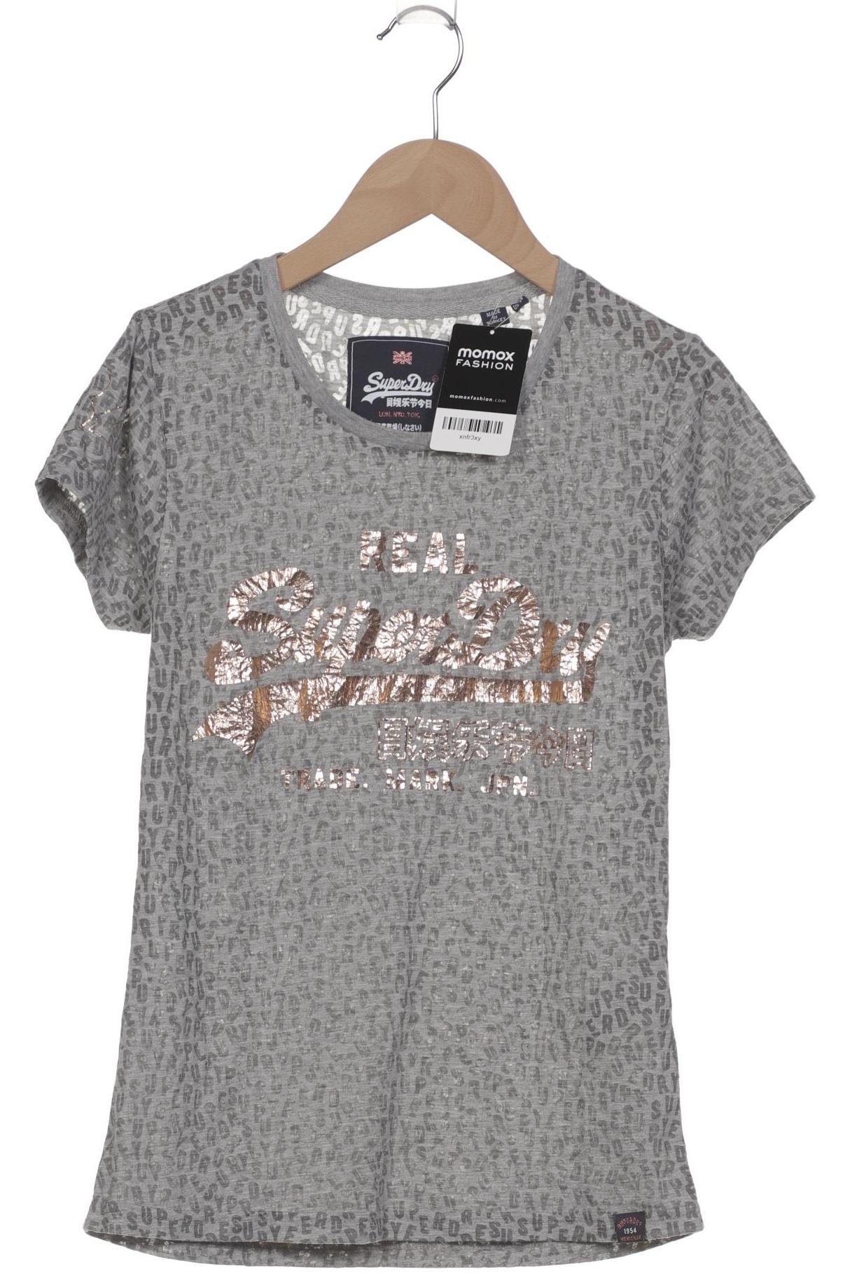 

Superdry Damen T-Shirt, grau, Gr. 38