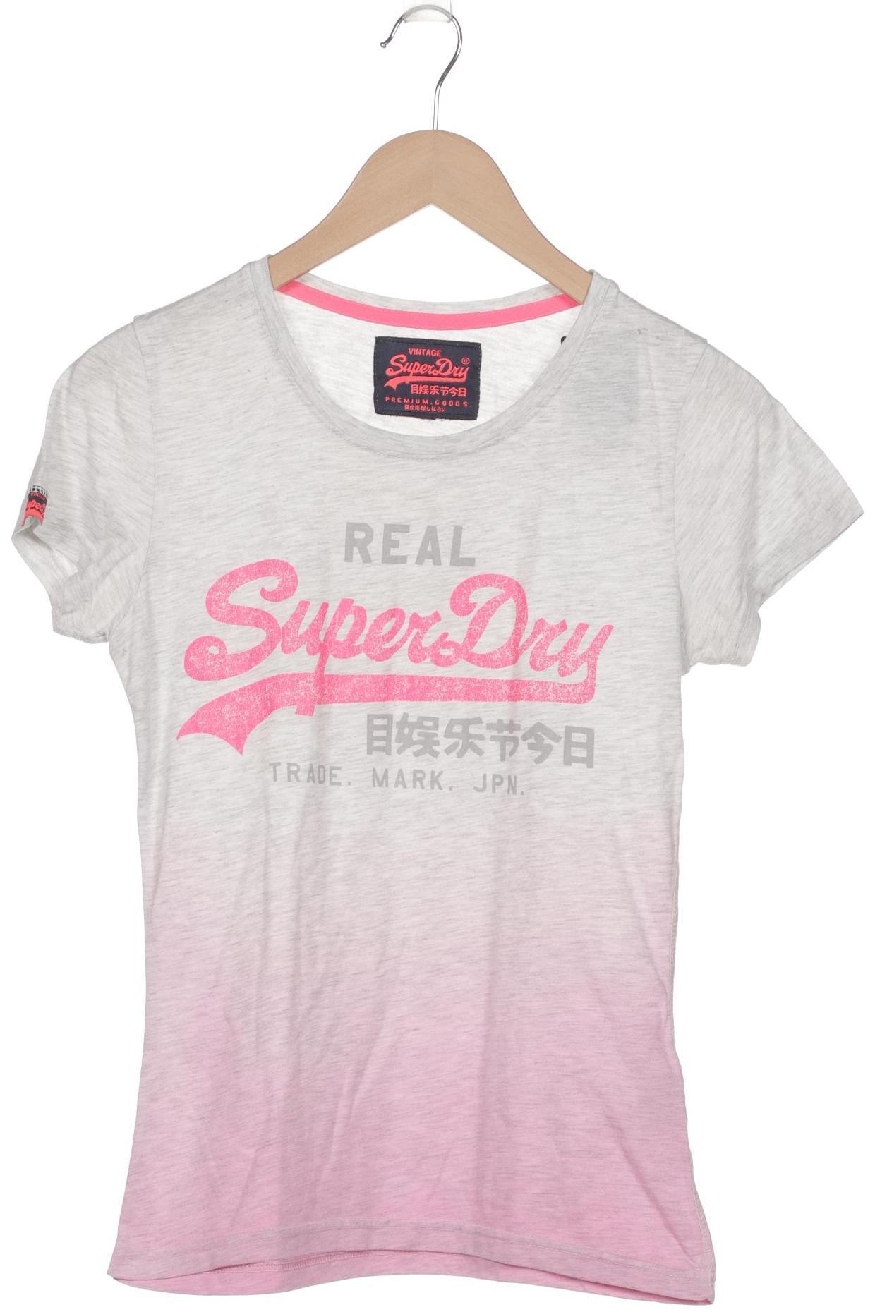 

Superdry Damen T-Shirt, grau, Gr. 36