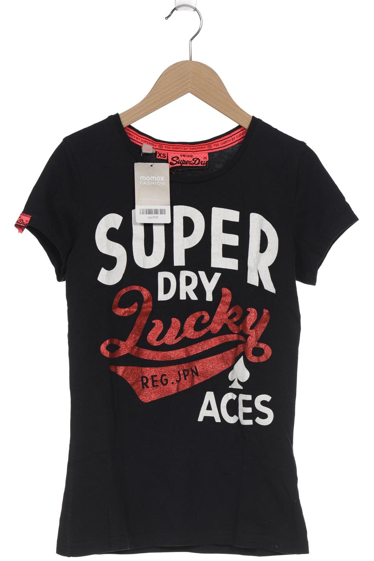 

Superdry Damen T-Shirt, marineblau, Gr. 34