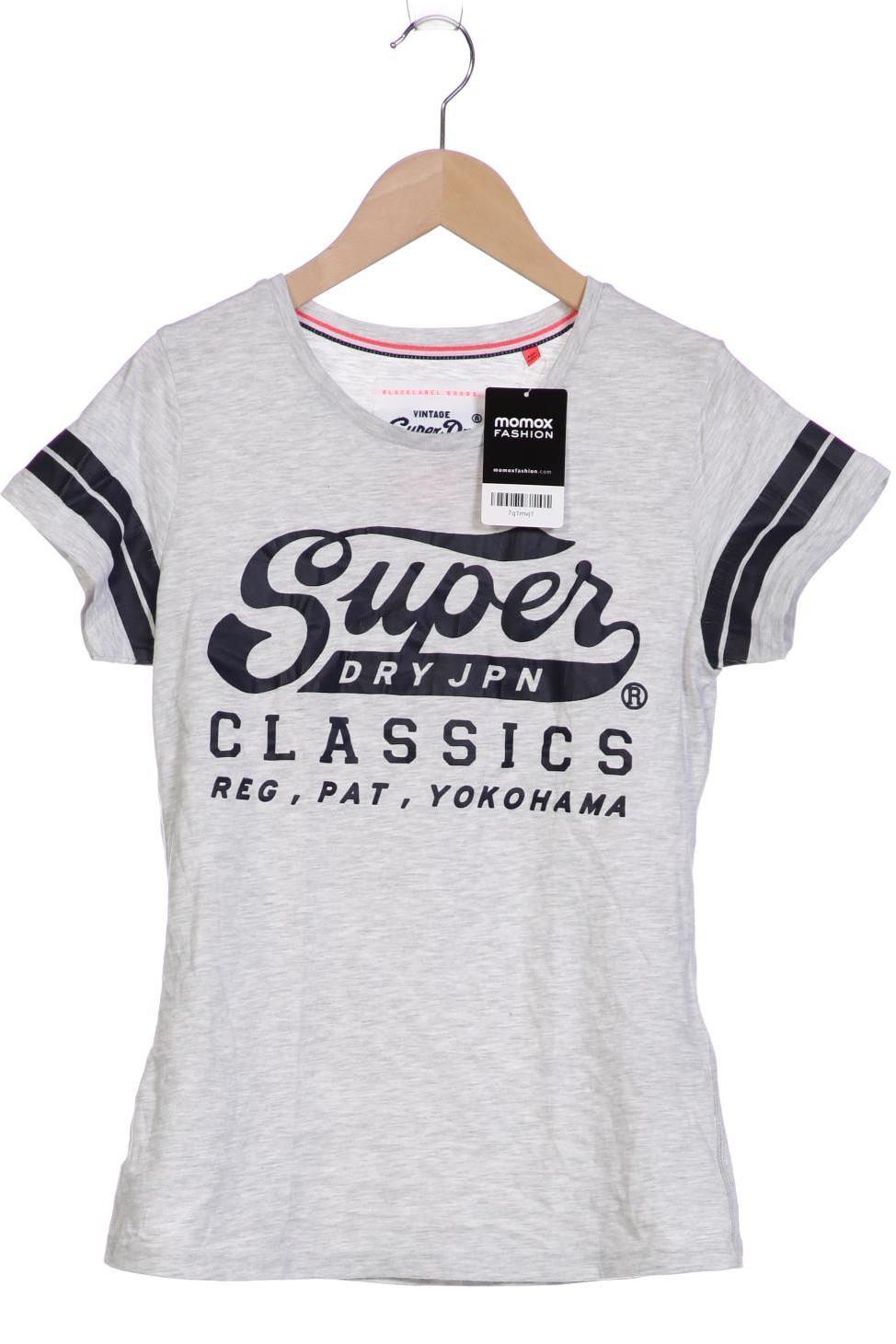 

Superdry Damen T-Shirt, grau, Gr. 38