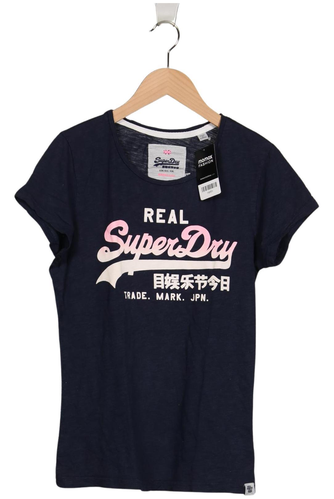 

Superdry Damen T-Shirt, marineblau, Gr. 40