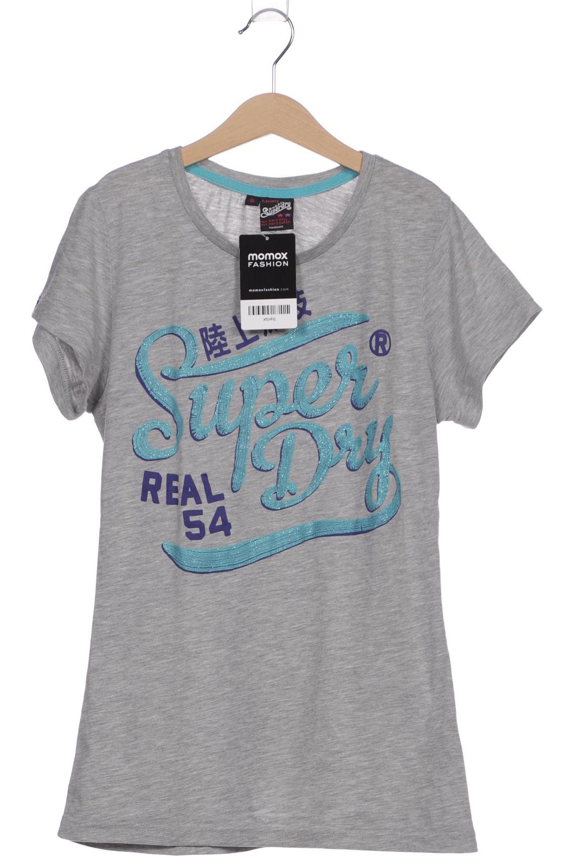 

Superdry Damen T-Shirt, grau, Gr. 36