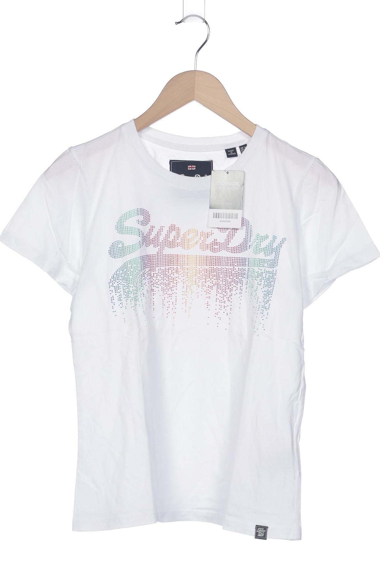 

Superdry Damen T-Shirt, weiß, Gr. 40