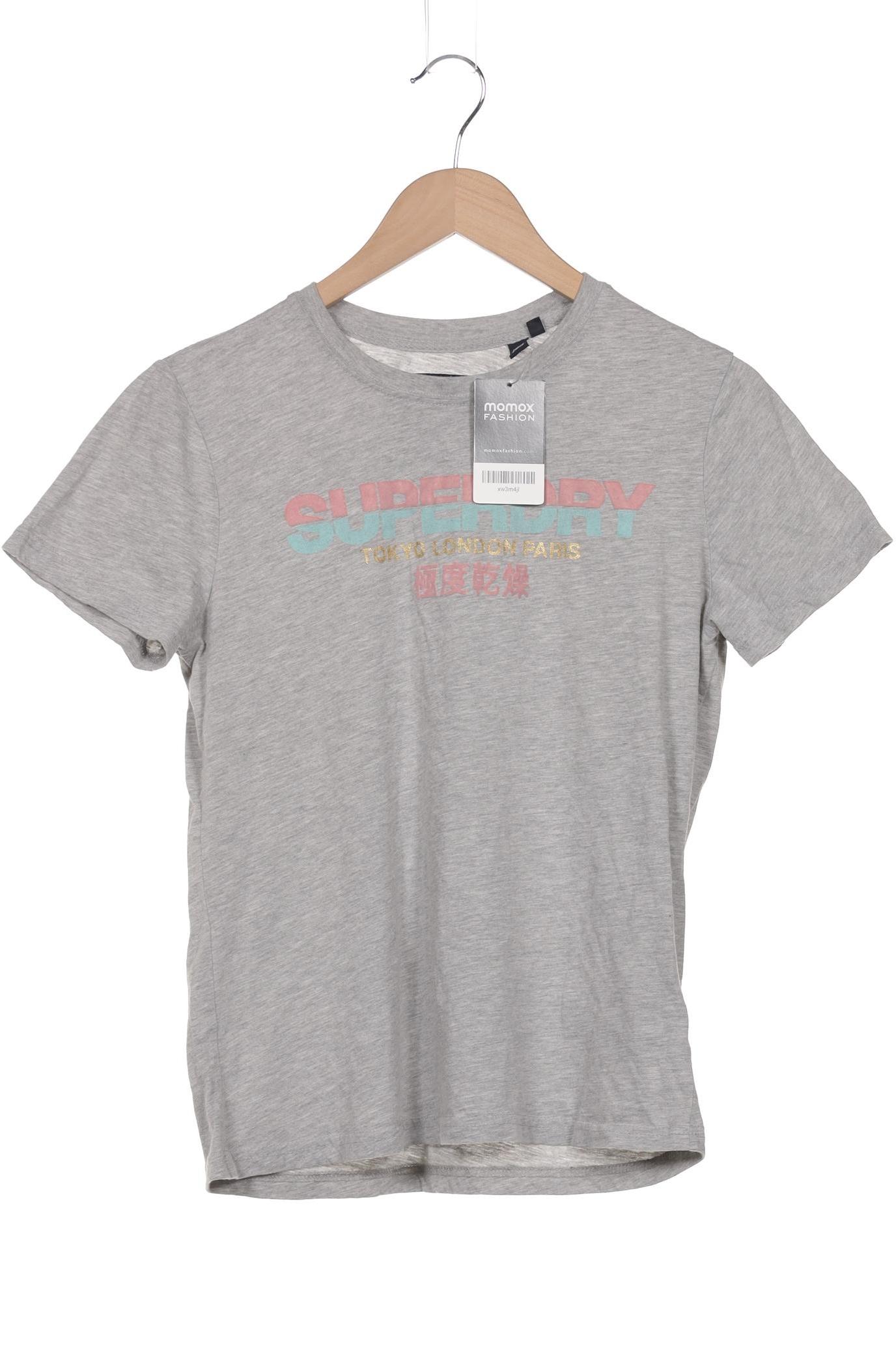 

Superdry Damen T-Shirt, grau, Gr. 42