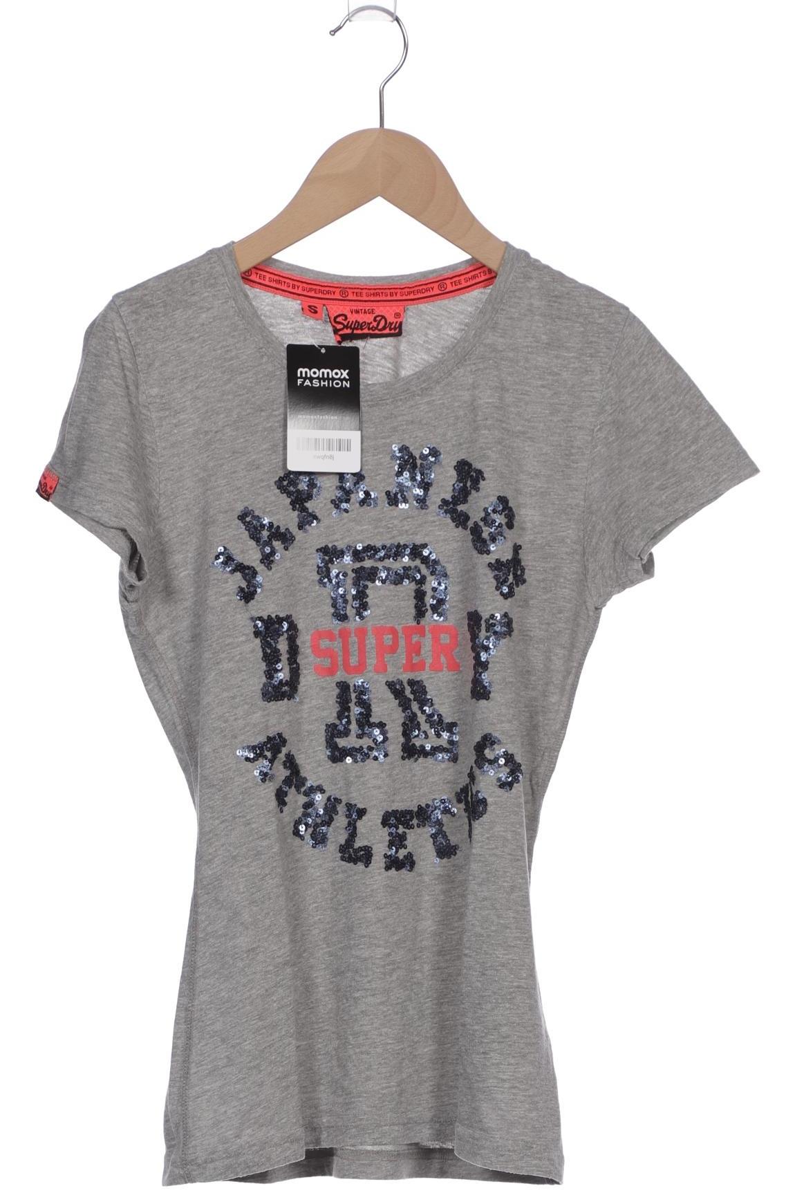 

Superdry Damen T-Shirt, grau, Gr. 36