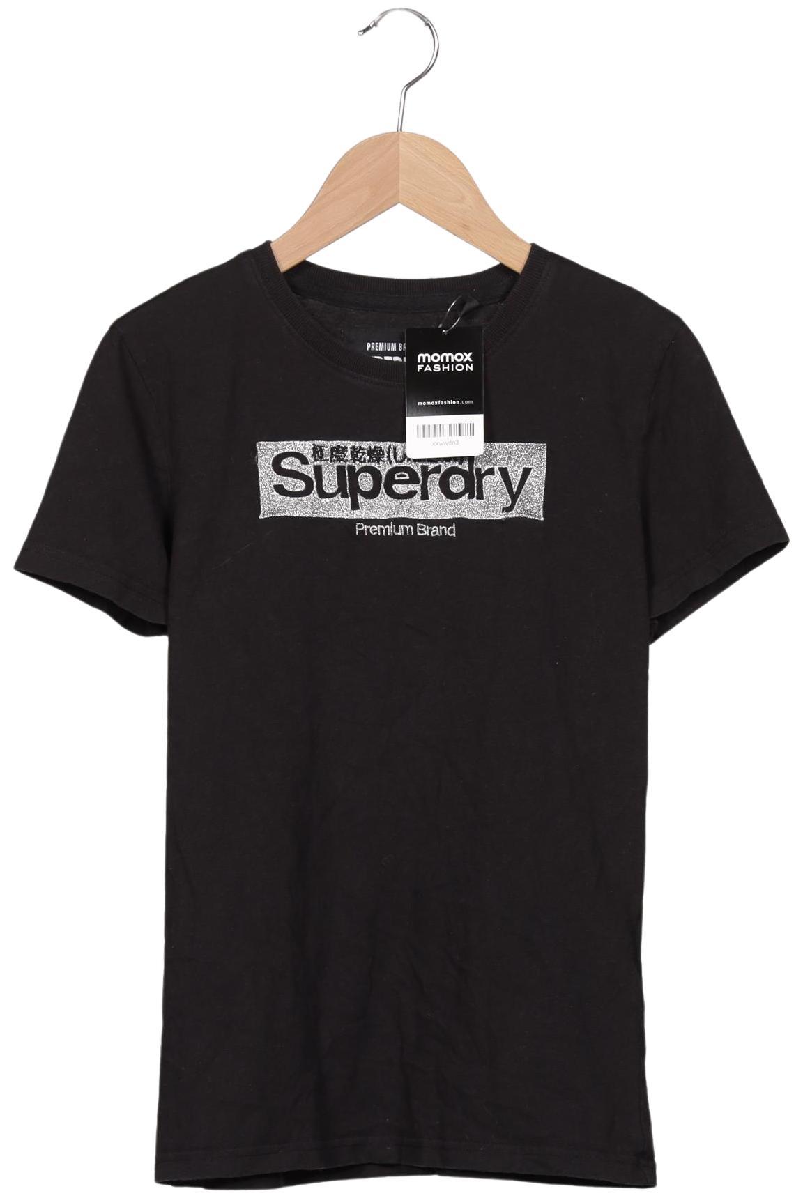 

Superdry Damen T-Shirt, schwarz, Gr. 34