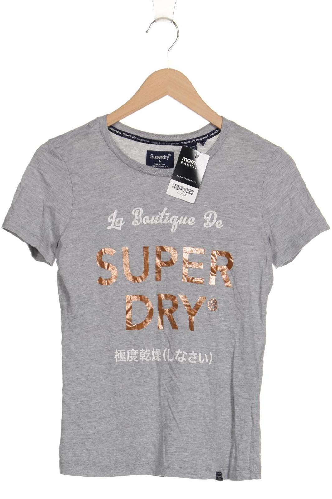 

Superdry Damen T-Shirt, grau, Gr. 36
