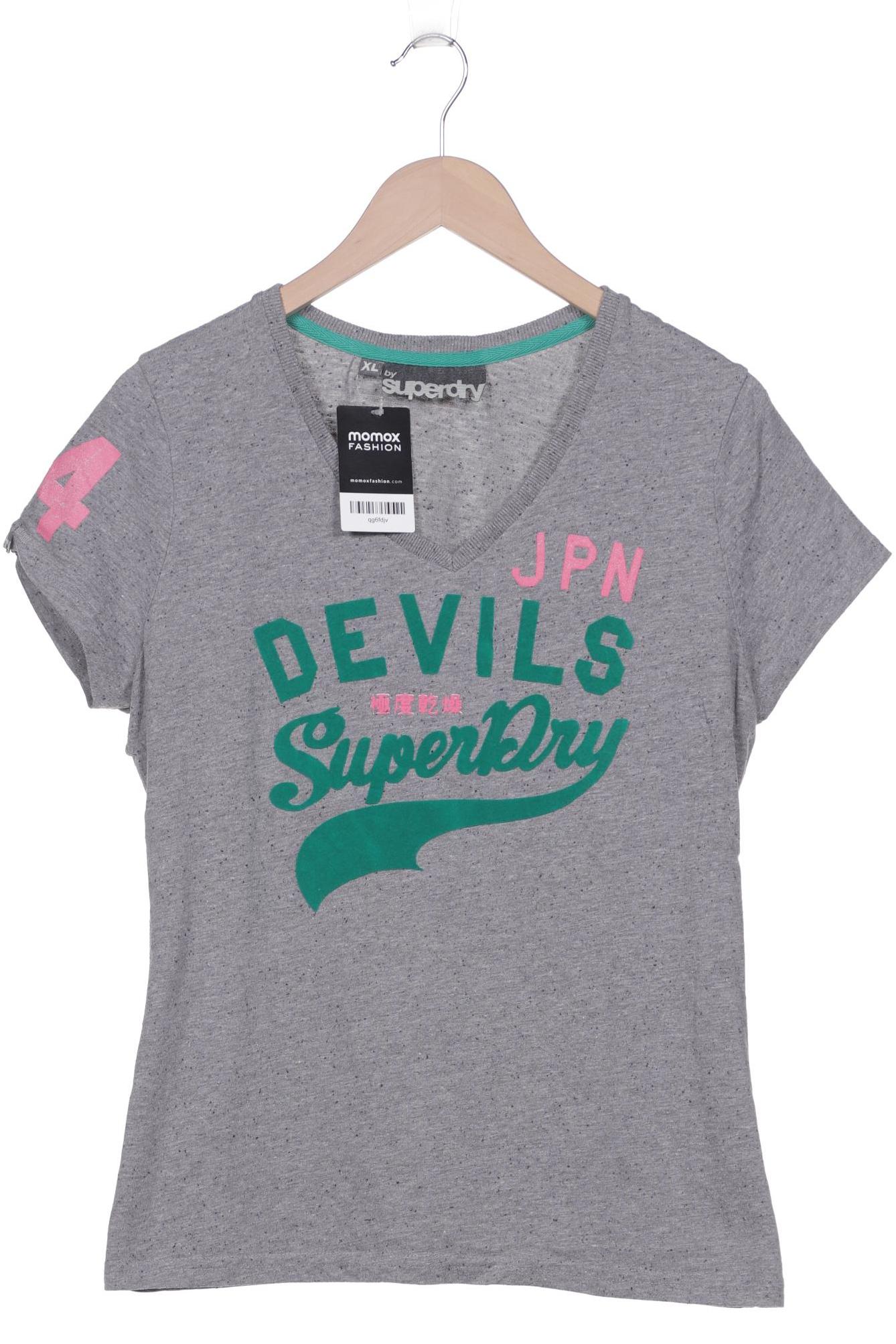 

Superdry Damen T-Shirt, grau, Gr. 44