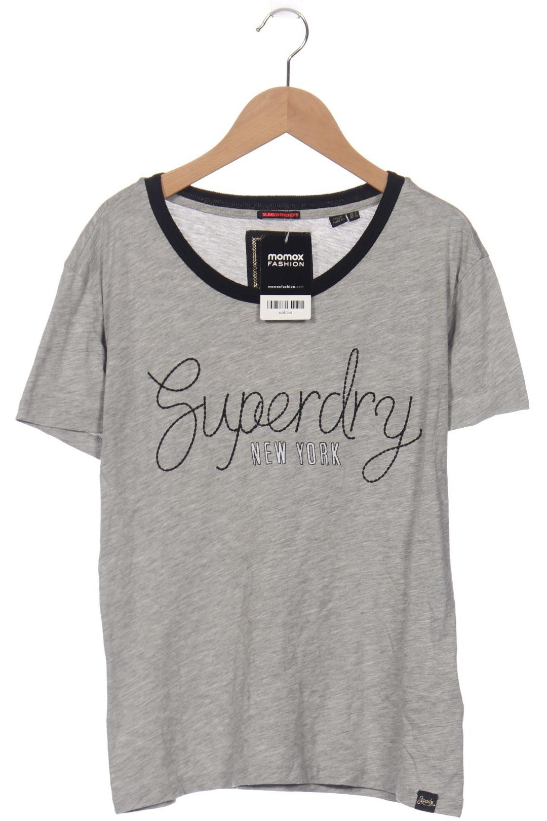 

Superdry Damen T-Shirt, grau, Gr. 36