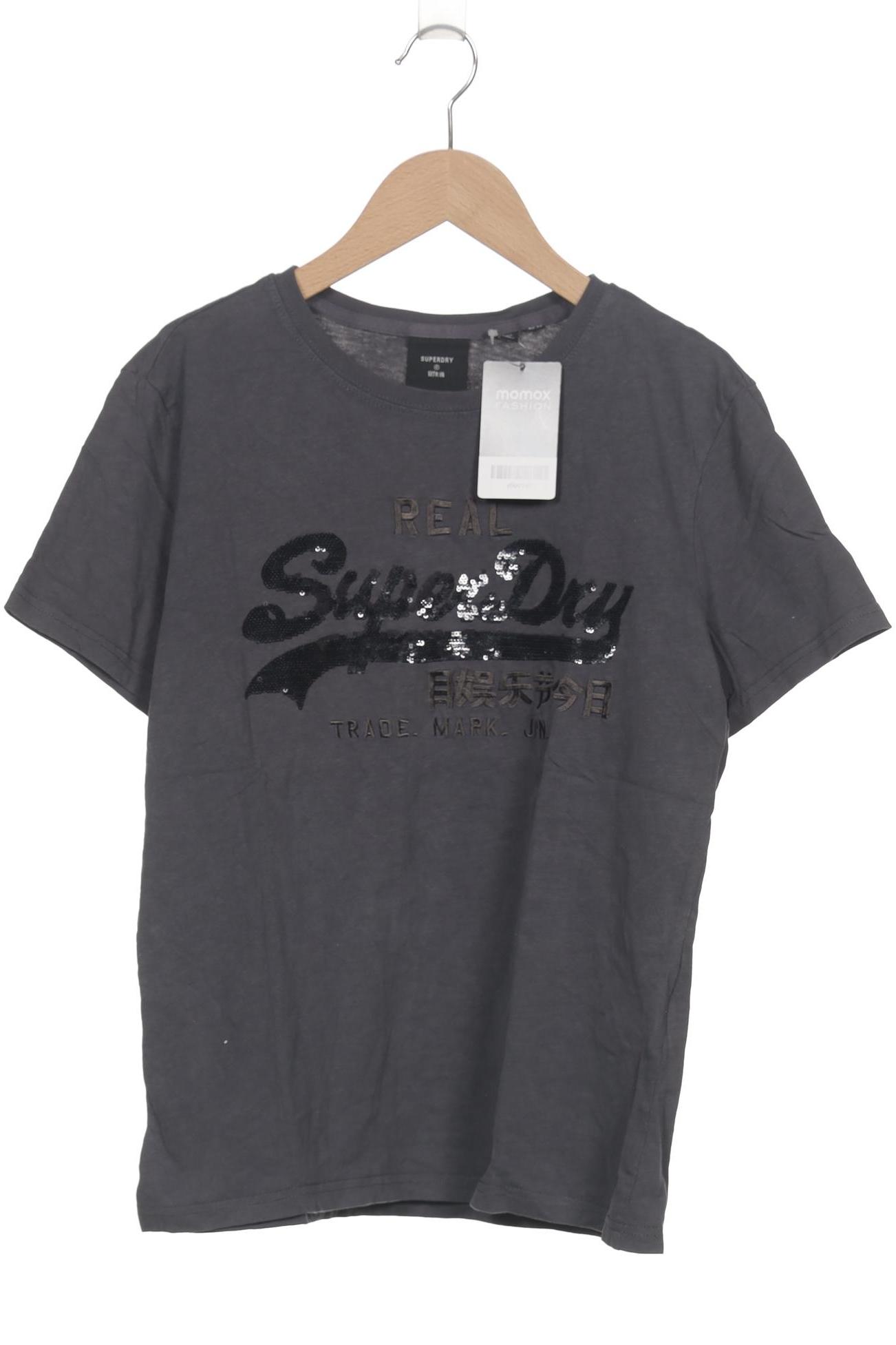 

Superdry Damen T-Shirt, grau, Gr. 40