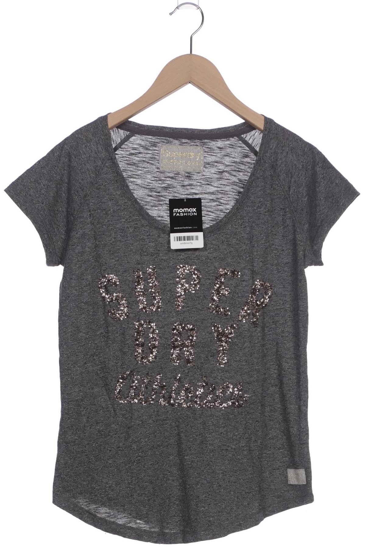 

Superdry Damen T-Shirt, grau, Gr. 36