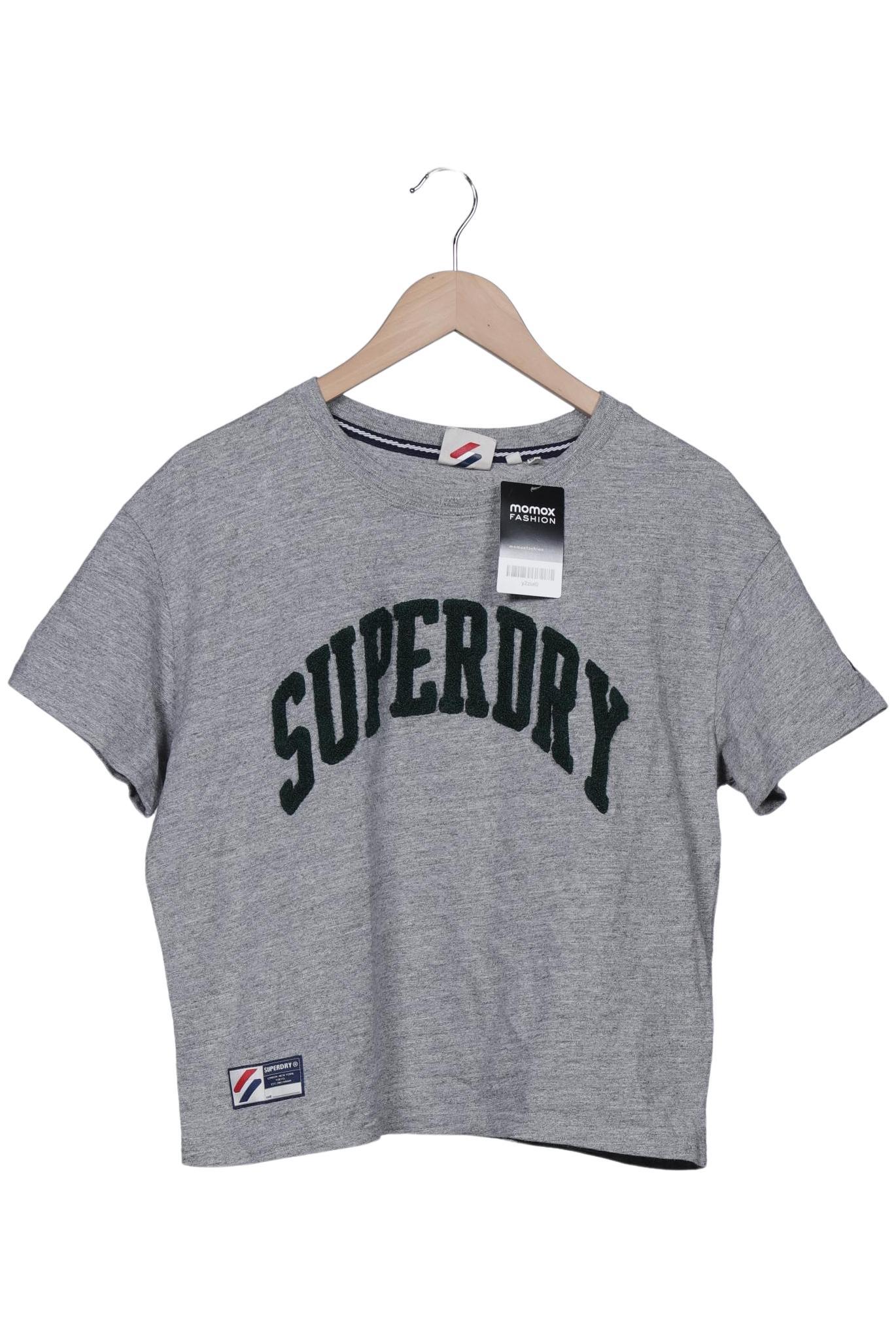 

Superdry Damen T-Shirt, grau, Gr. 42