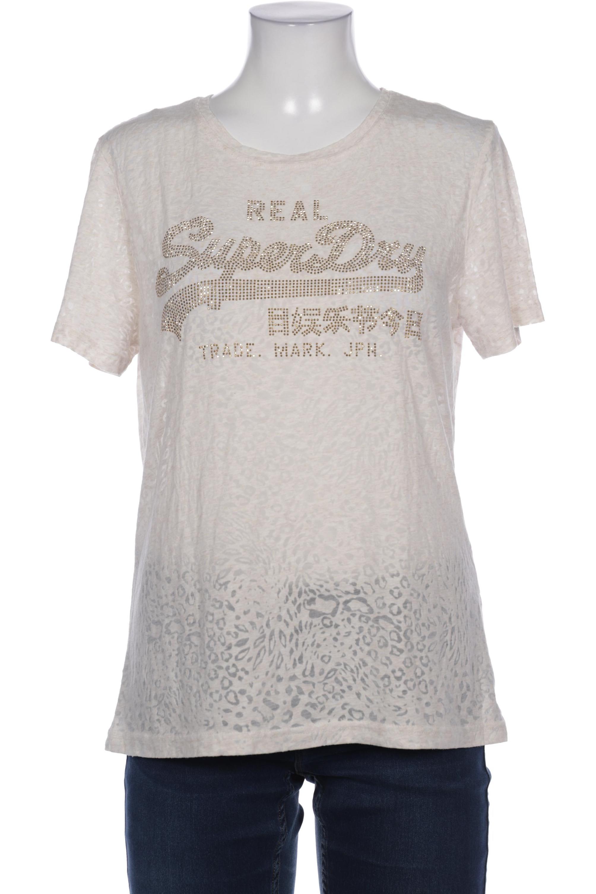 

Superdry Damen T-Shirt, cremeweiß, Gr. 42