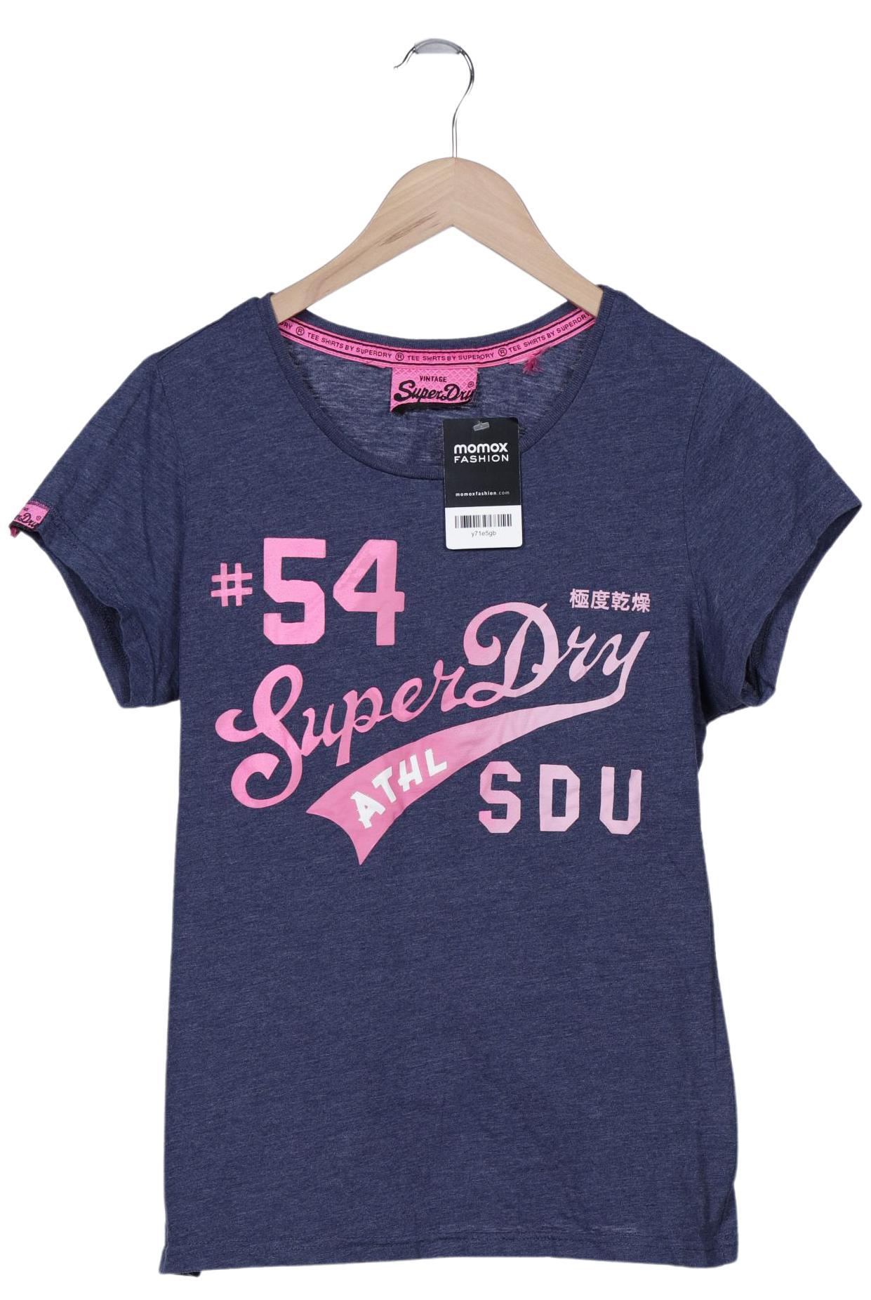 

Superdry Damen T-Shirt, marineblau, Gr. 36