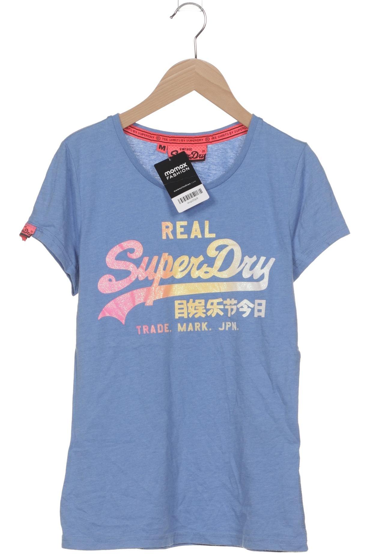 

Superdry Damen T-Shirt, blau, Gr. 38
