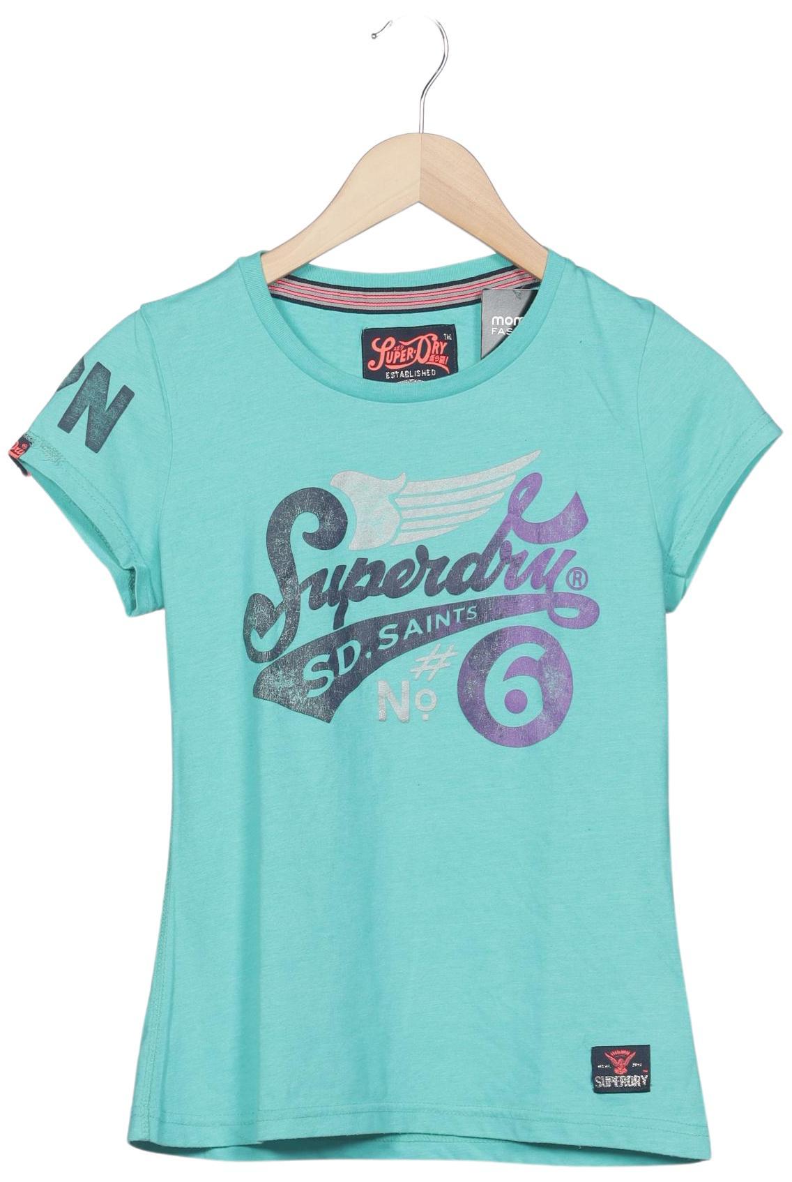 

Superdry Damen T-Shirt, türkis, Gr. 42