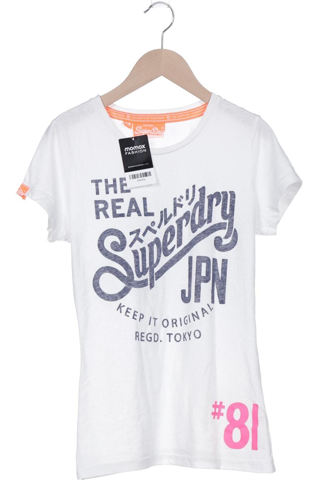 

Superdry Damen T-Shirt, weiß, Gr. 38