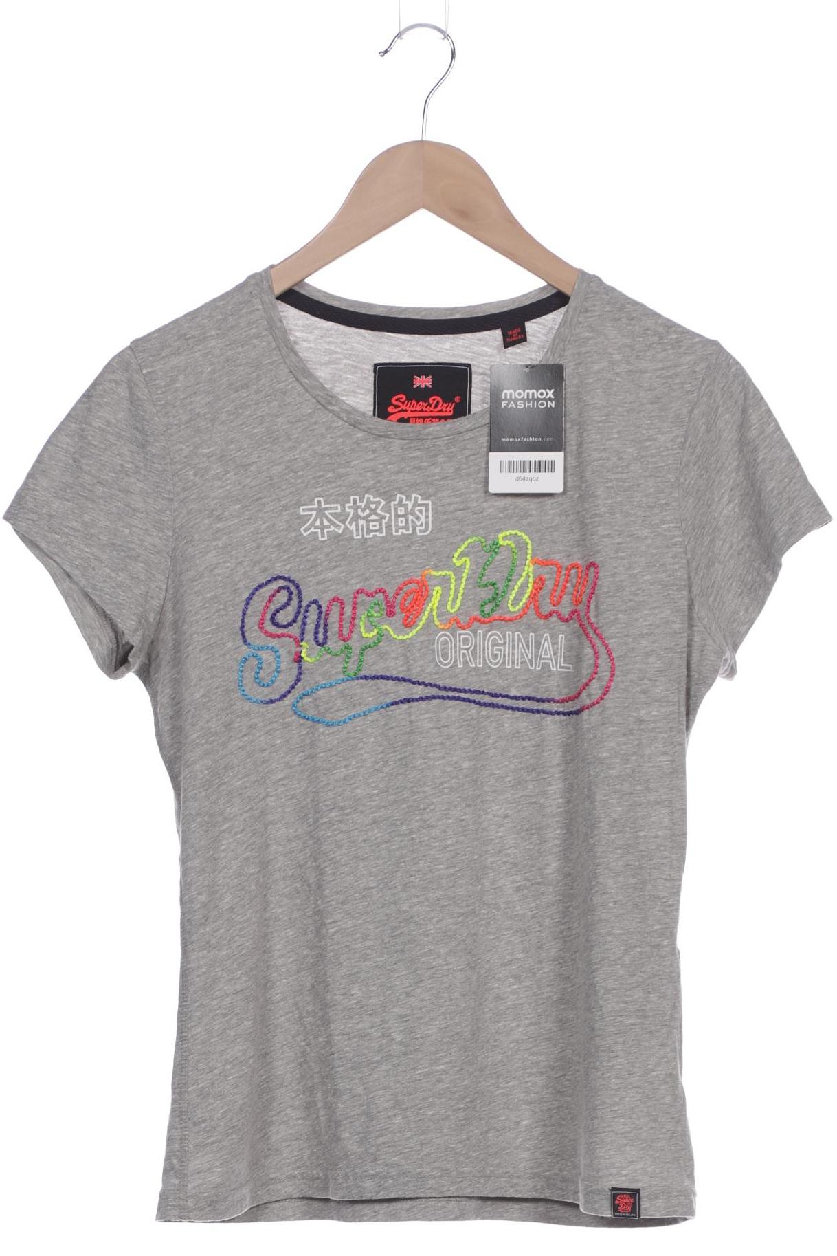 

Superdry Damen T-Shirt, grau, Gr. 42