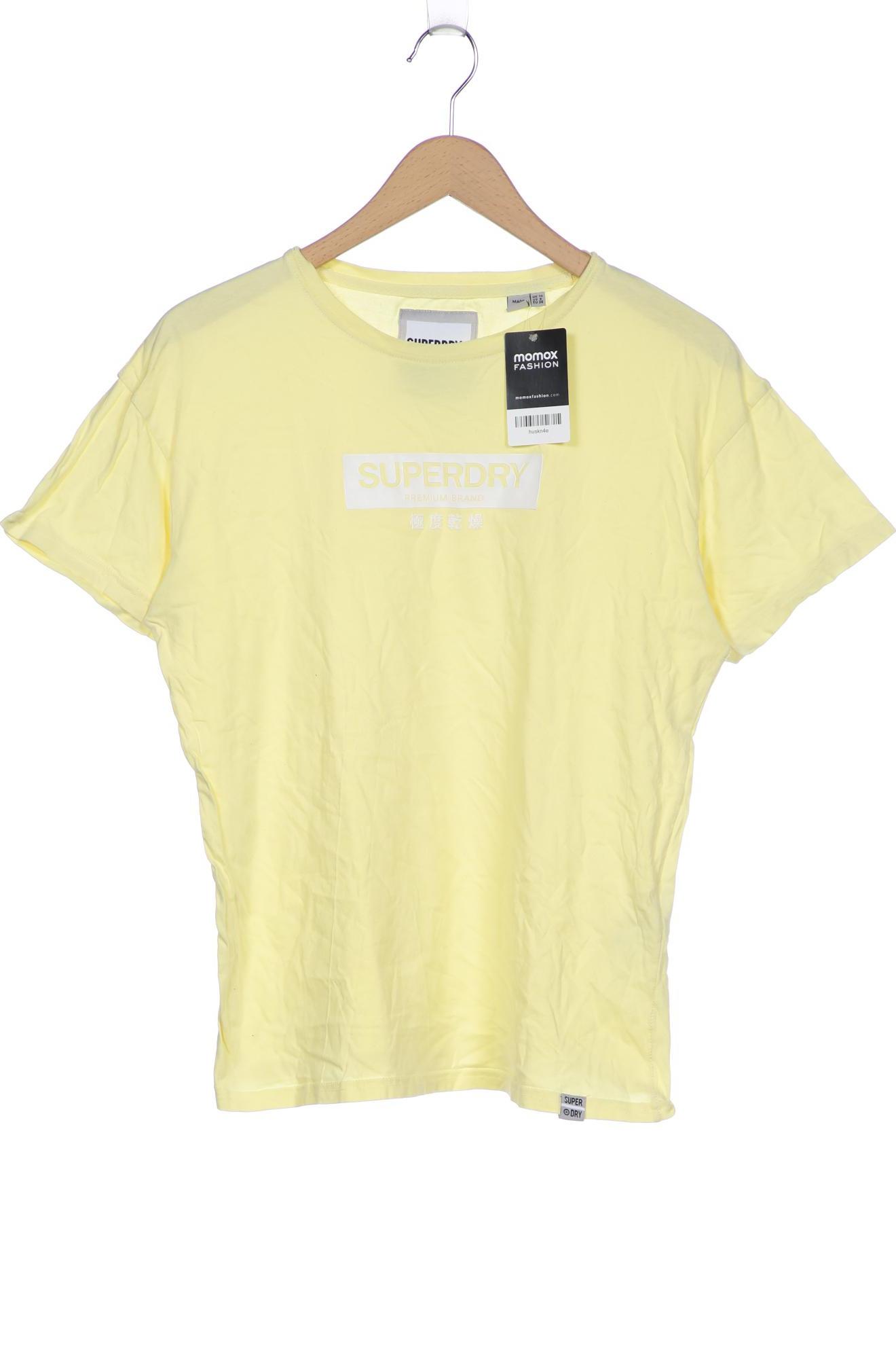 

Superdry Damen T-Shirt, gelb, Gr. 38