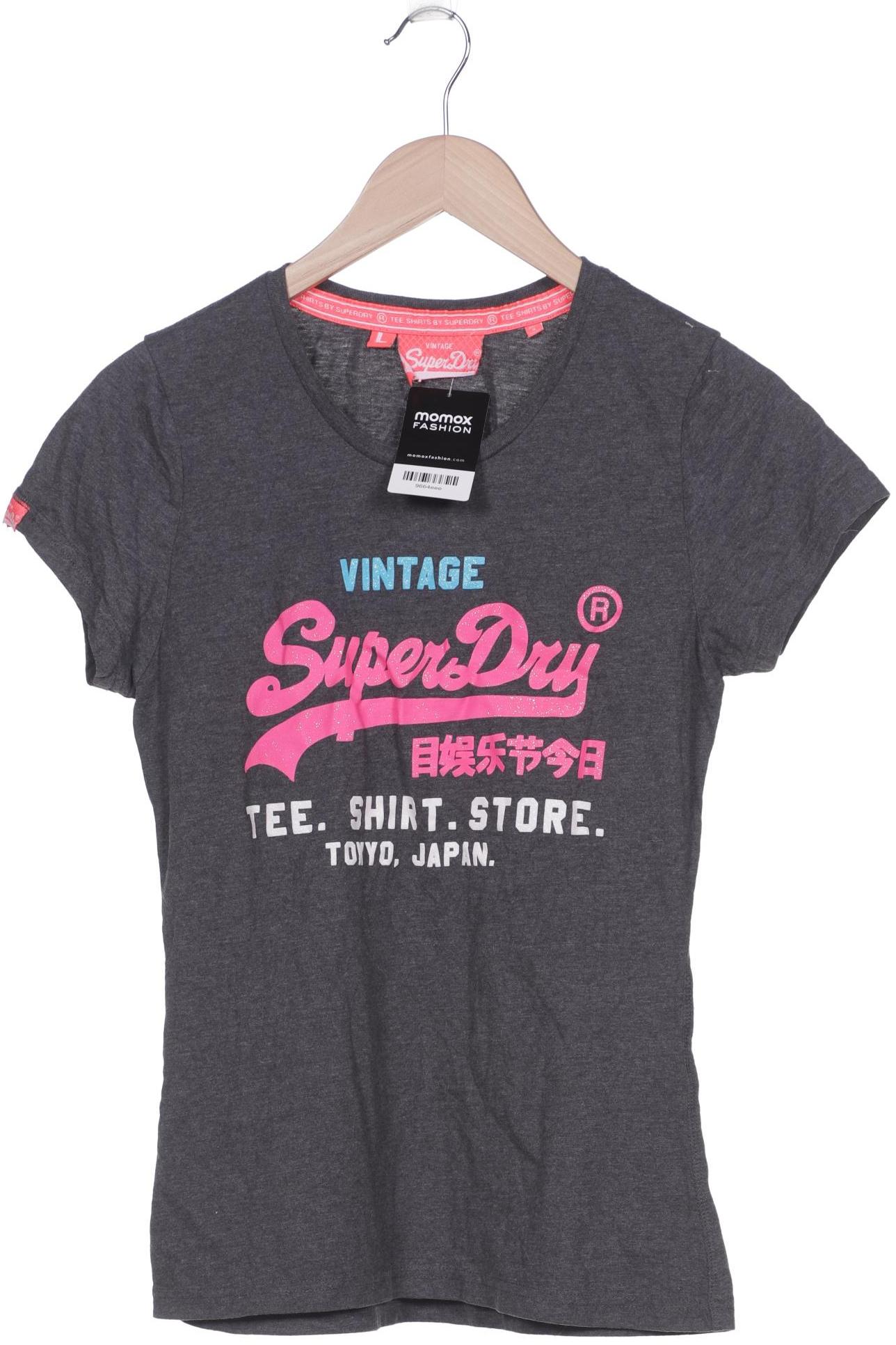 

Superdry Damen T-Shirt, grau, Gr. 42