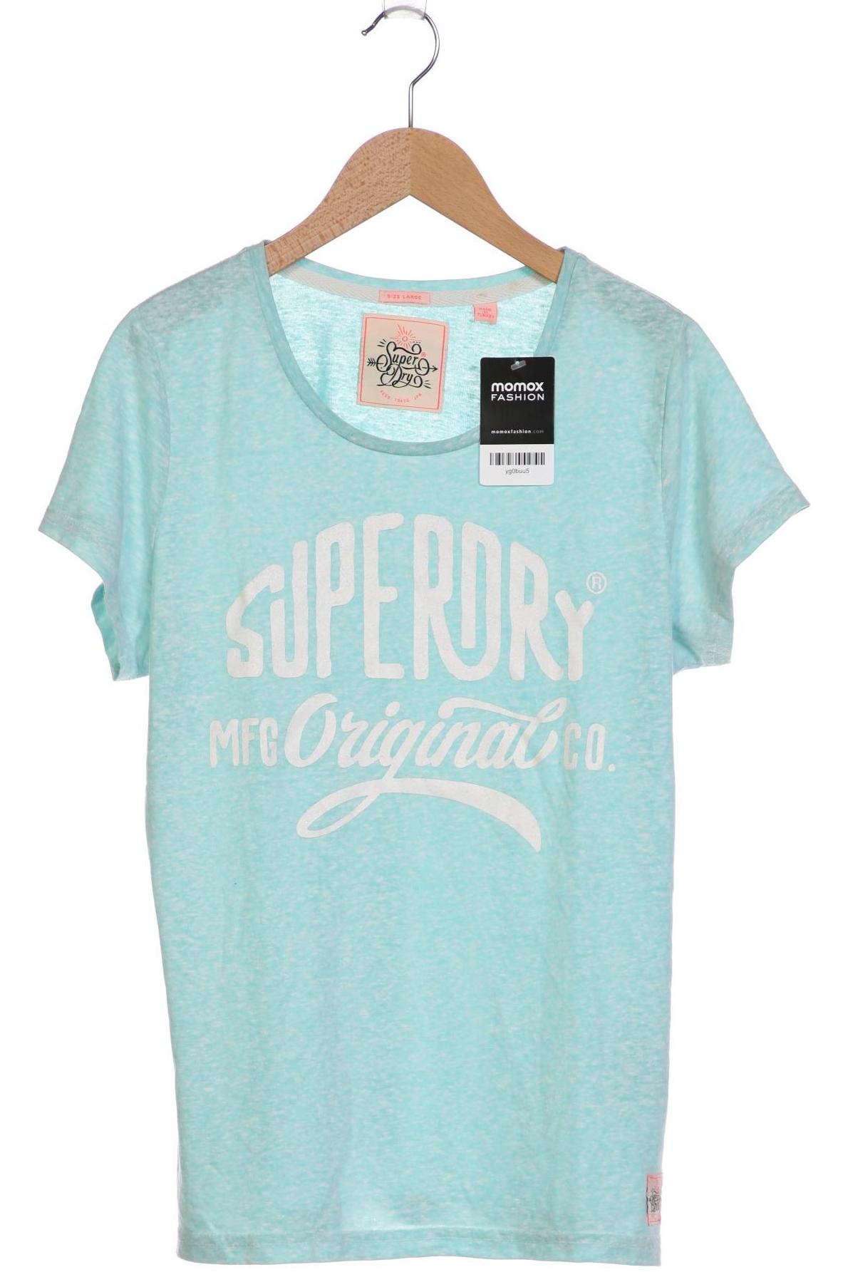 

Superdry Damen T-Shirt, türkis, Gr. 42