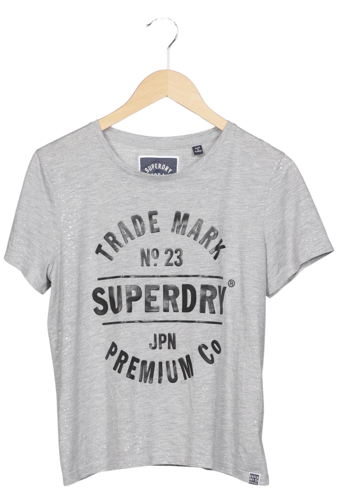 

Superdry Damen T-Shirt, grau, Gr. 40