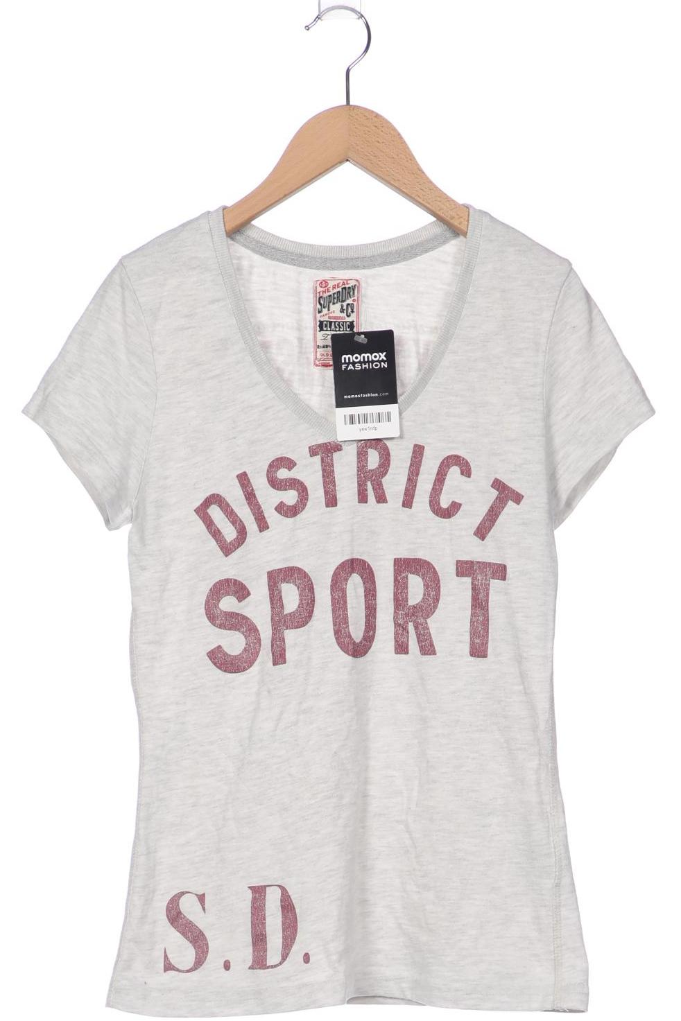 

Superdry Damen T-Shirt, grau, Gr. 38