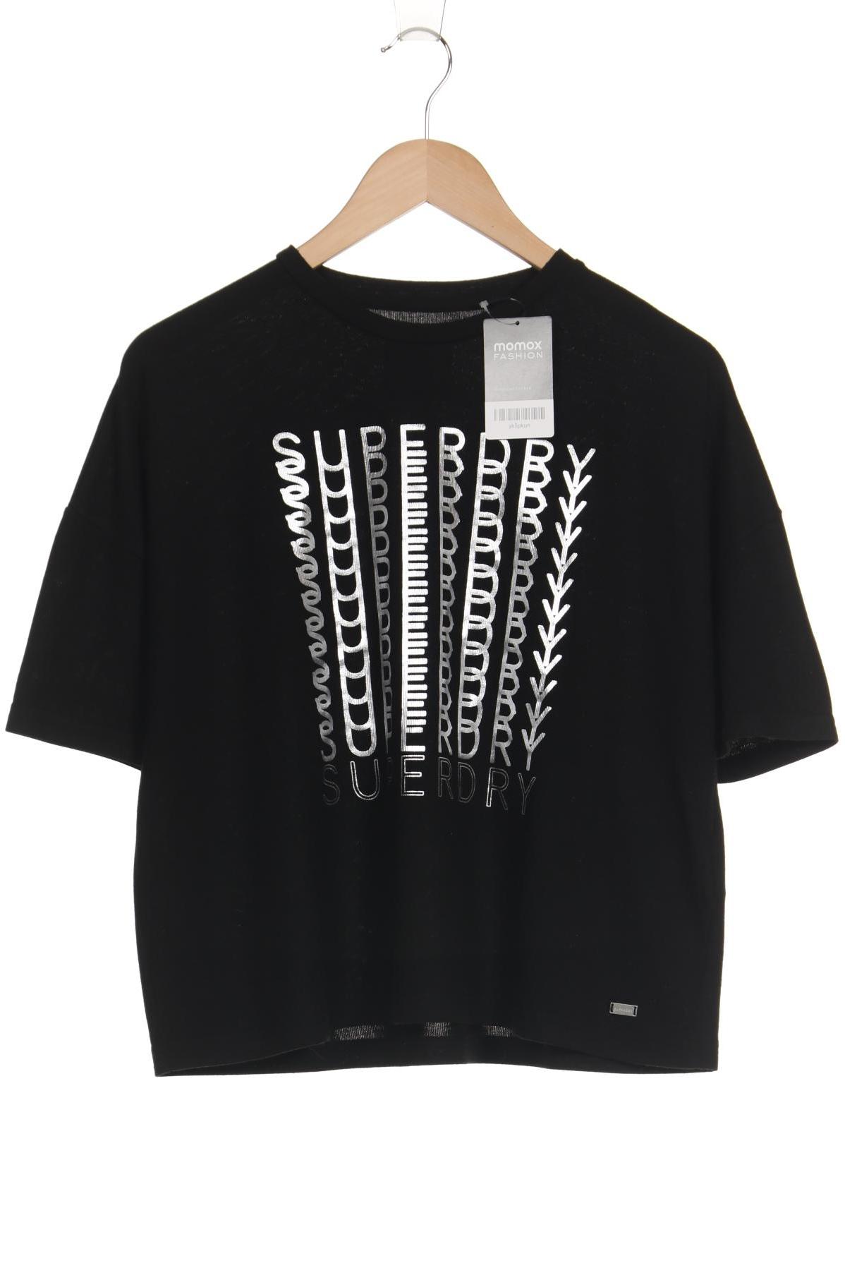 

Superdry Damen T-Shirt, schwarz, Gr. 36