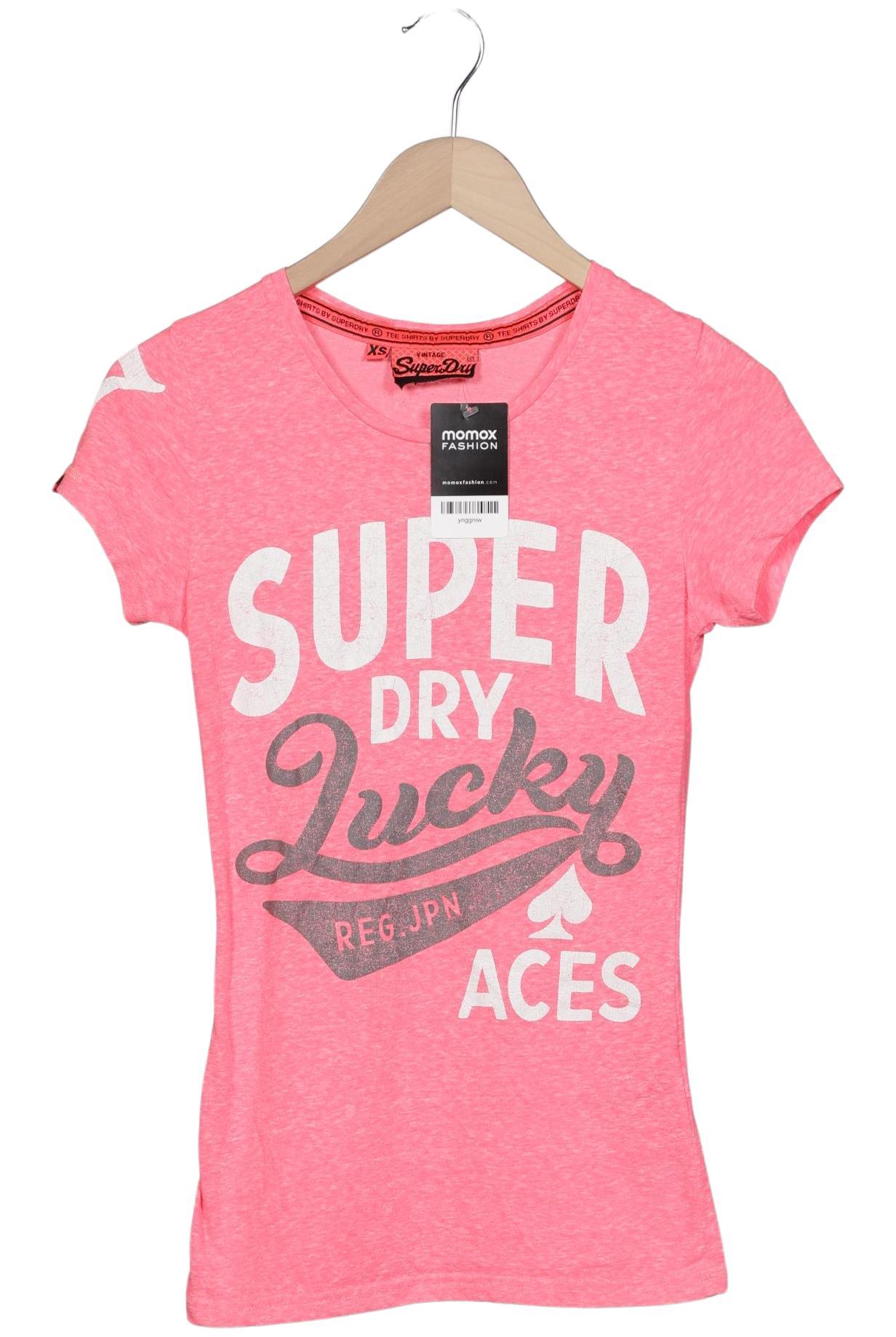 

Superdry Damen T-Shirt, pink, Gr. 34