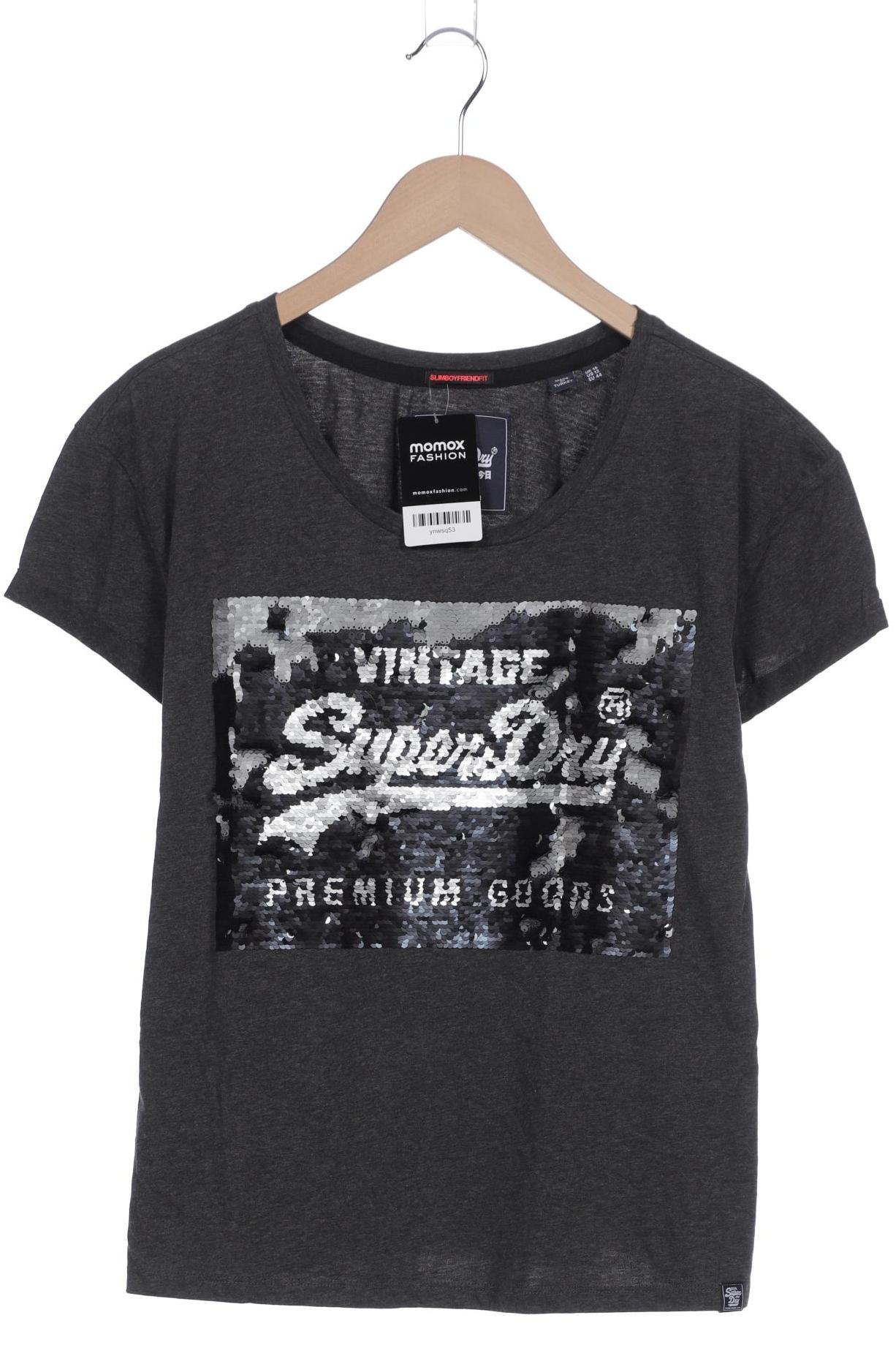 

Superdry Damen T-Shirt, grau, Gr. 44