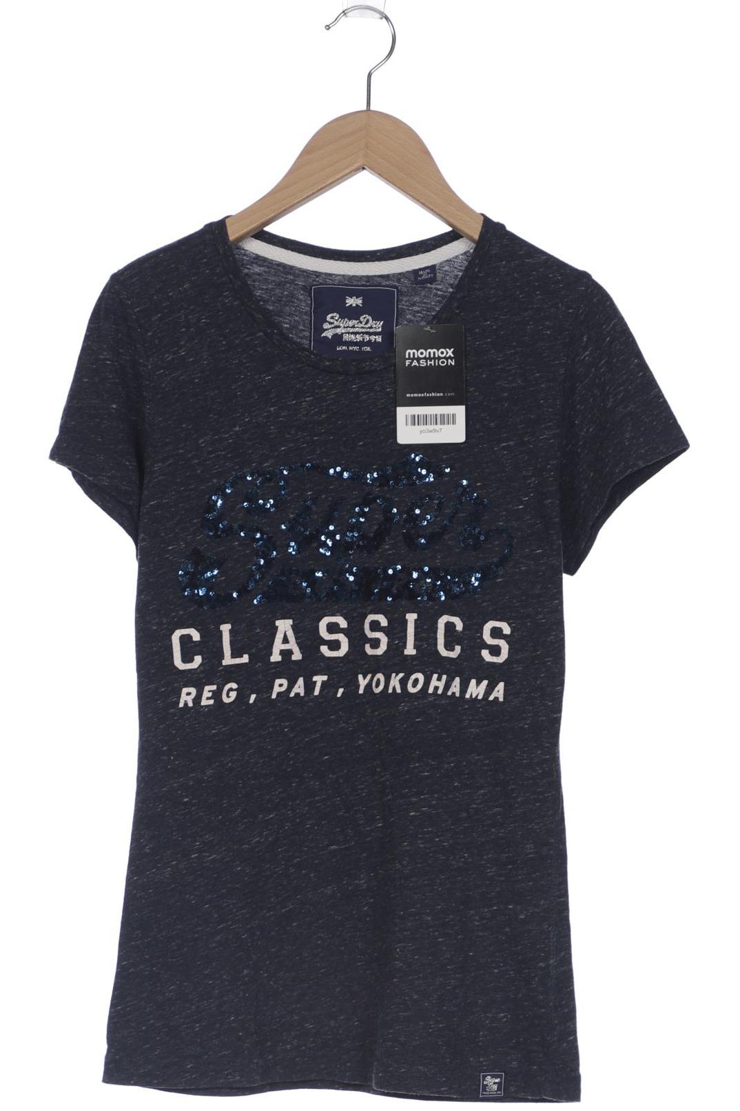 

Superdry Damen T-Shirt, marineblau, Gr. 38